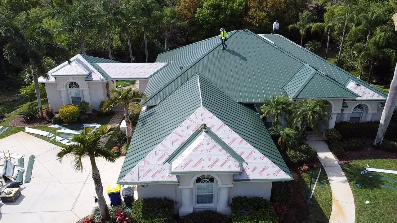 Kynar (Color Coated) Standing Seam Metal Roof Replacement by Sailfish Roofing