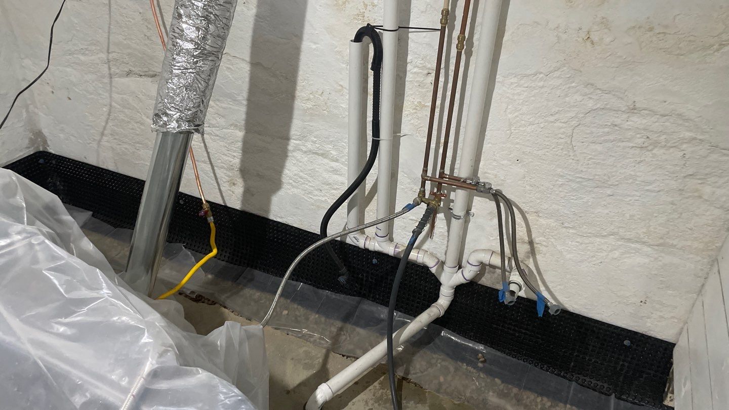 Interior Drain Tile & Wall Drainage in Northeast Minneapolis by Waterproofing Northeast