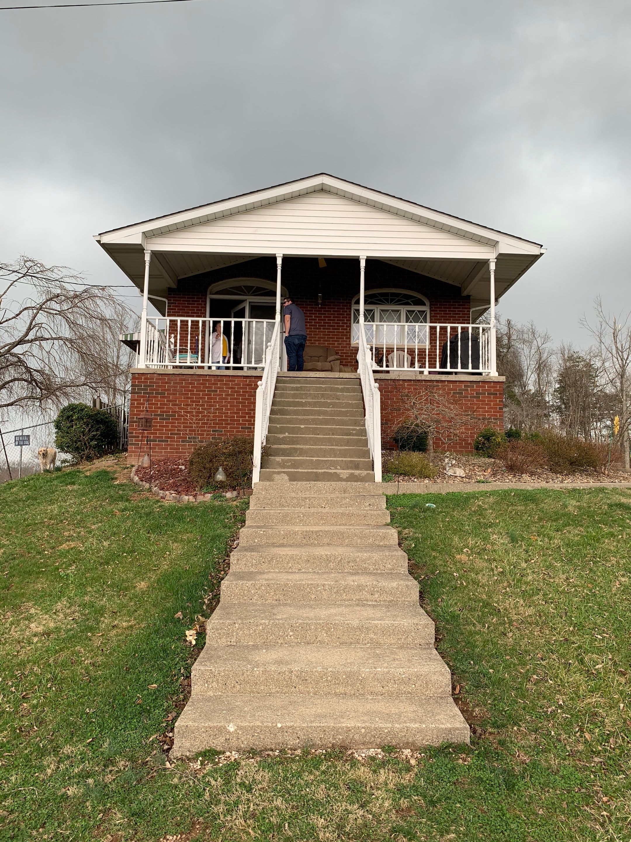 Porch Update using Westbury Aluminum Railing by Secure Construction Company Inc