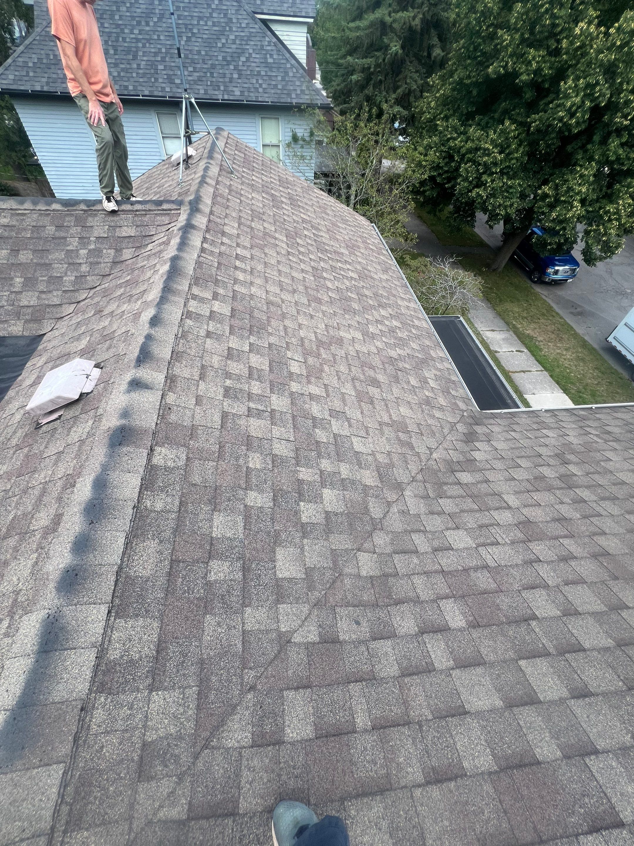 Residential Roofing Installation using GAF HDZ shingles by Gellings Roofing and Siding LLC