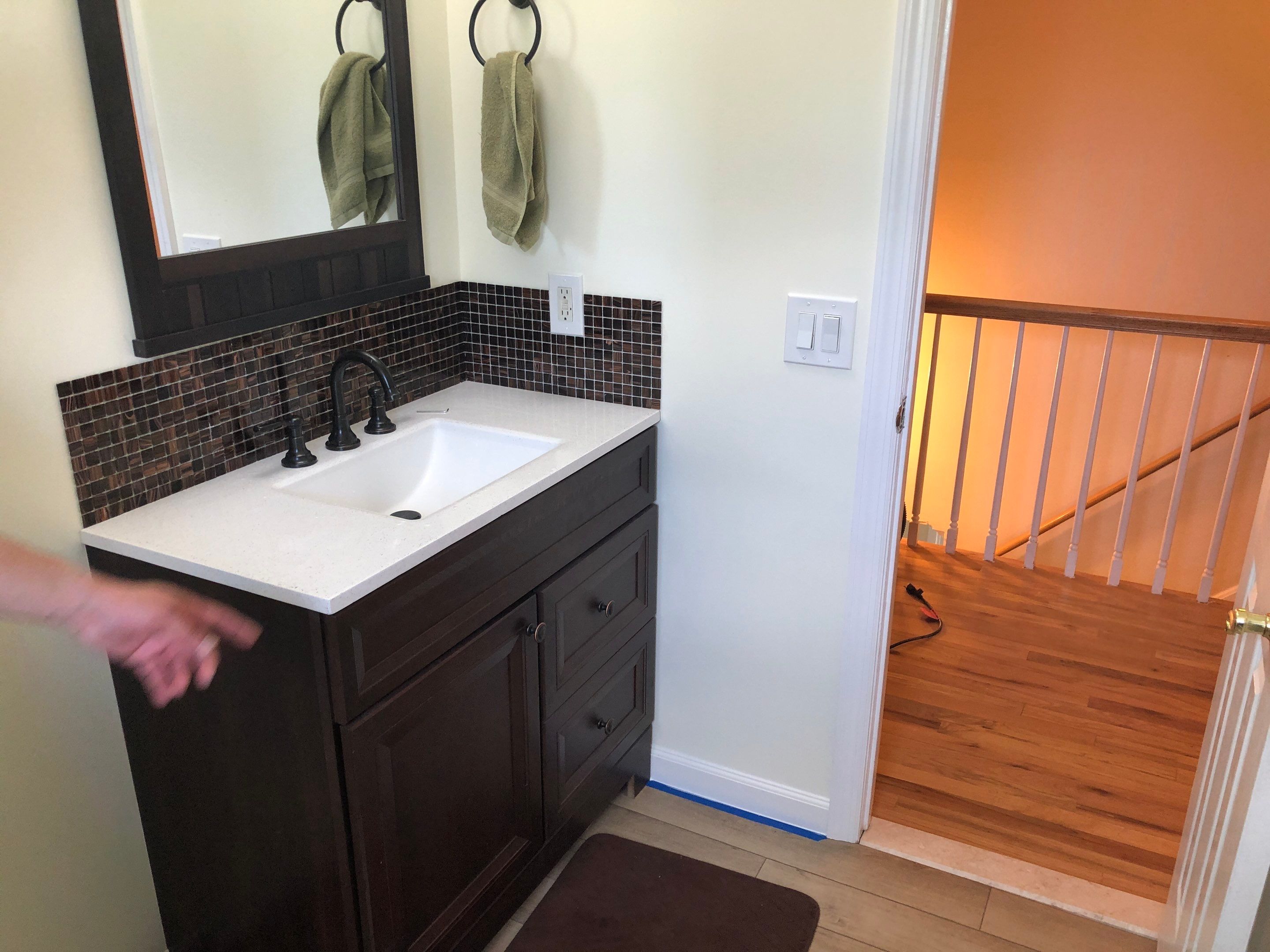Bathroom Remodel using Tile by Home Concepts Construction