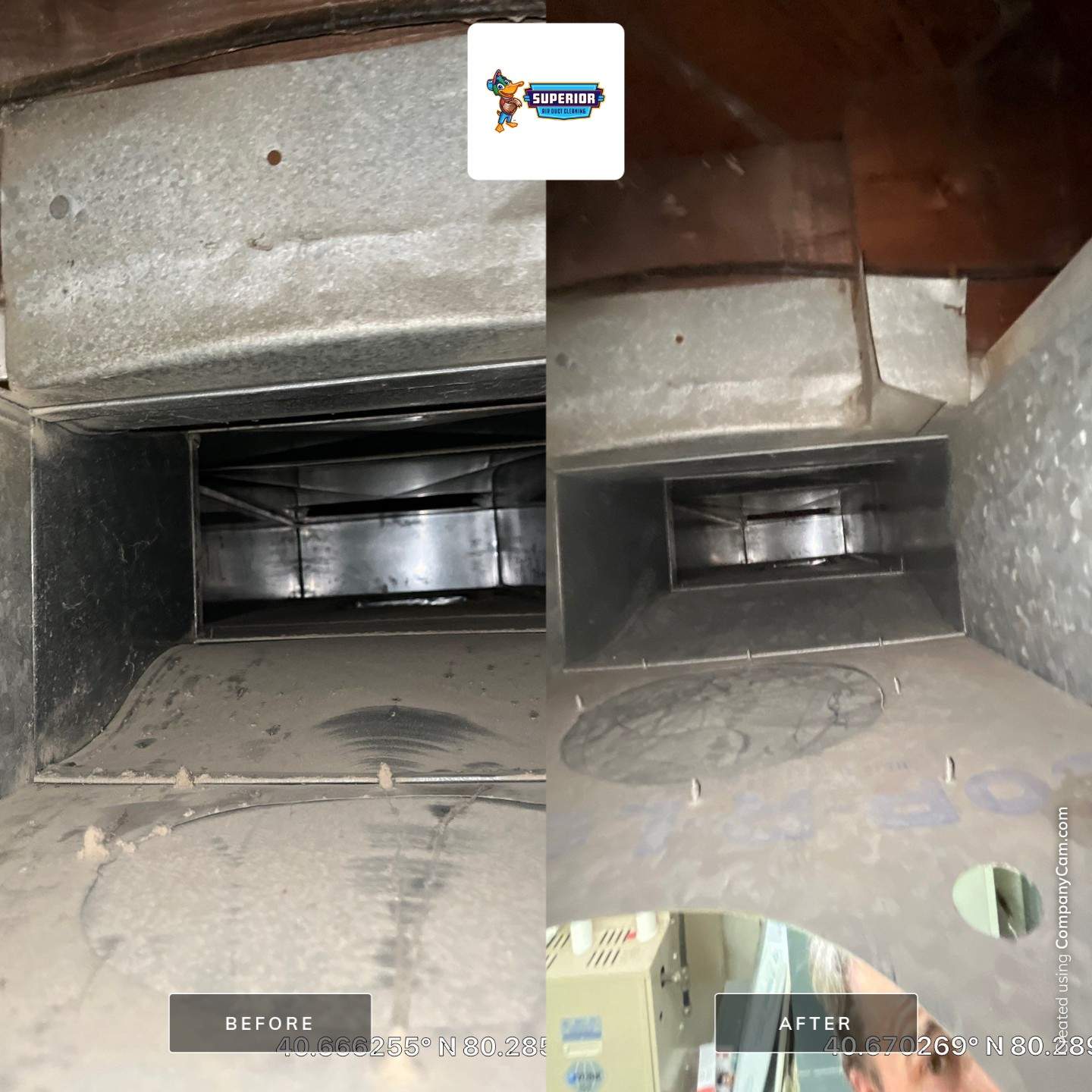 Air Duct Cleaning With a Vacuum Truck in Rochester, PA by Superior Air Duct Cleaning