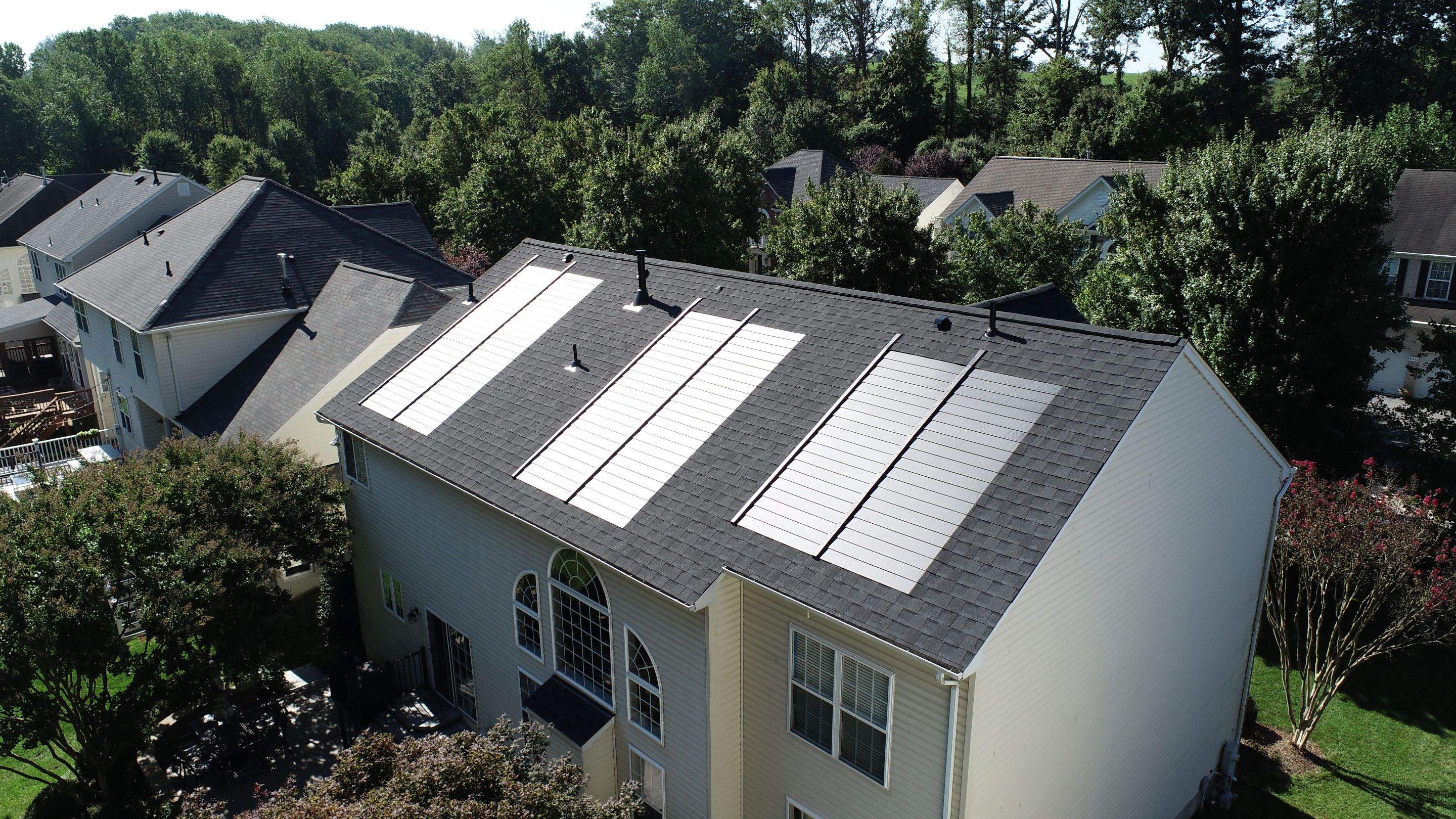 GAF Timberline Solar Roof Ellicott City, MD by American Home Contractors