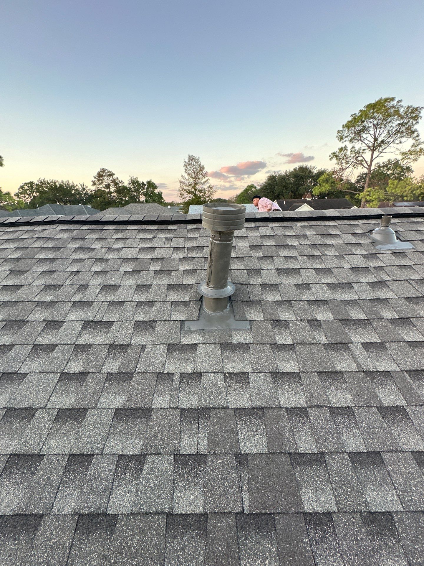 Gaf hdz weatherwood Pearland, Tx by Motion Roofing