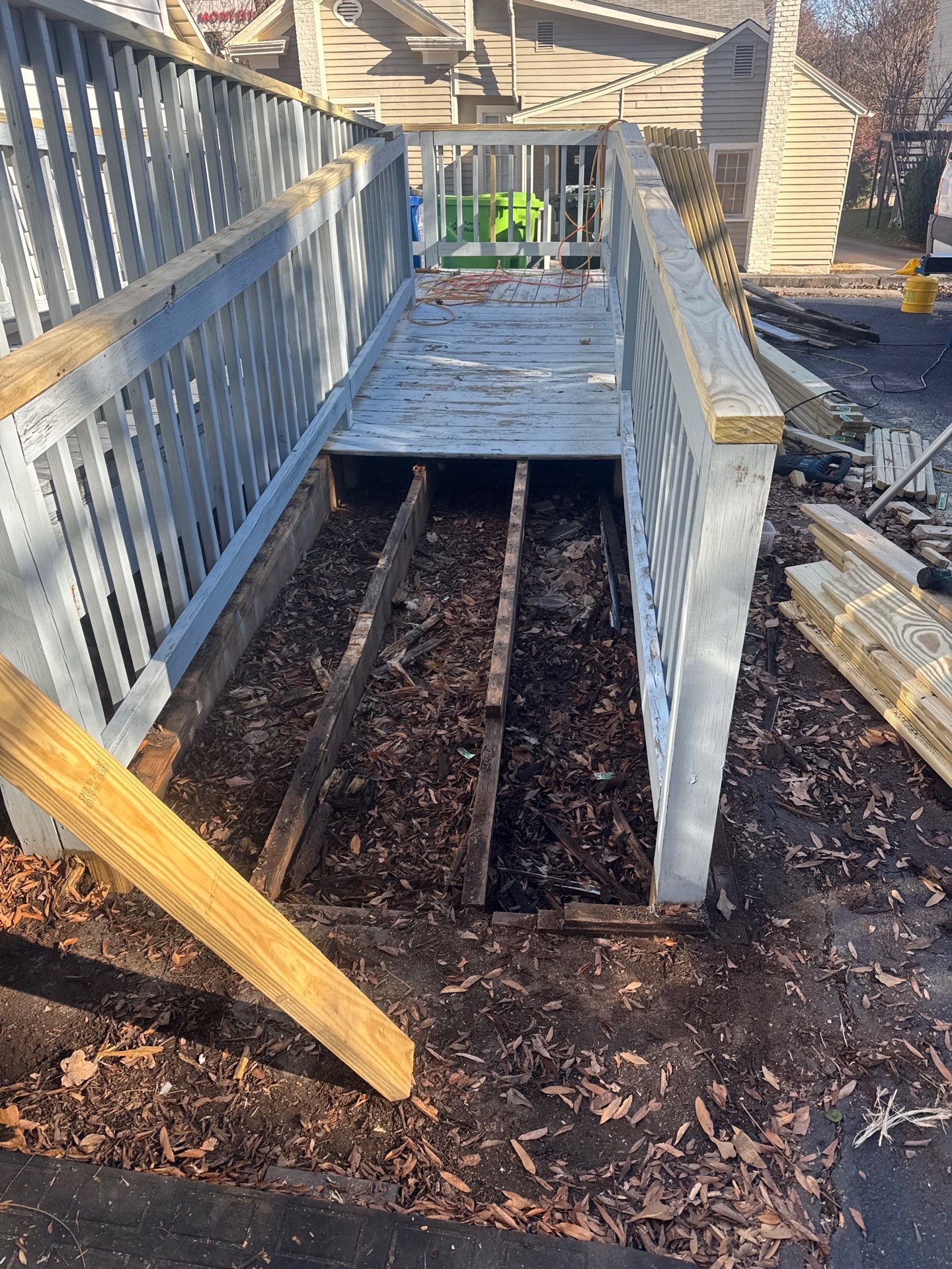Project in Raleigh, NC by Barnes Restoration Inc. 