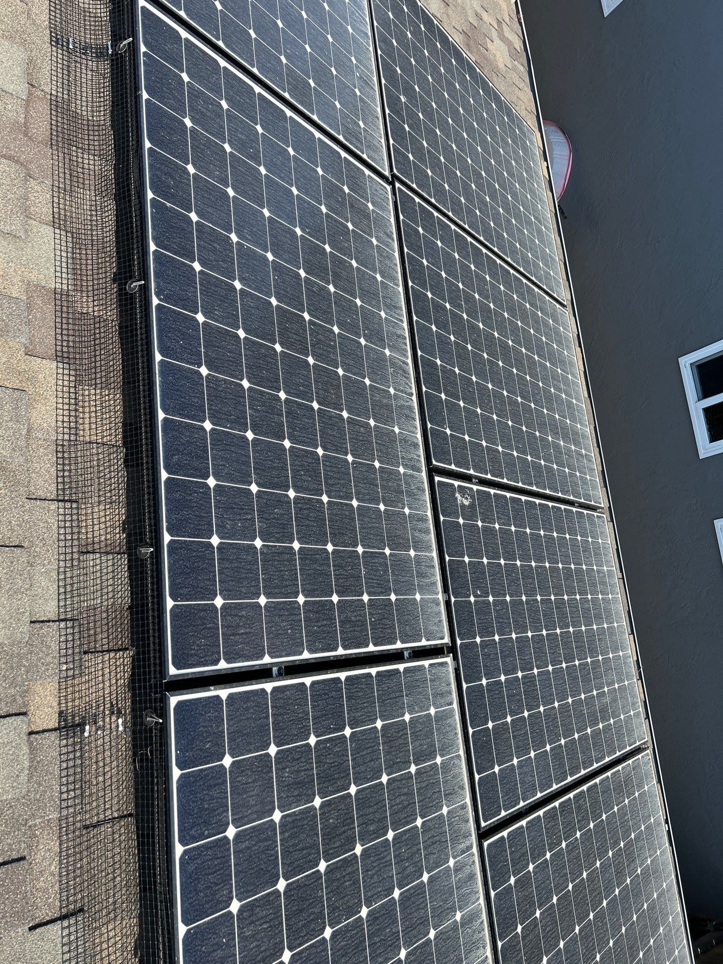 Solar Panel Critter Guard Installation by All One Solar Shine