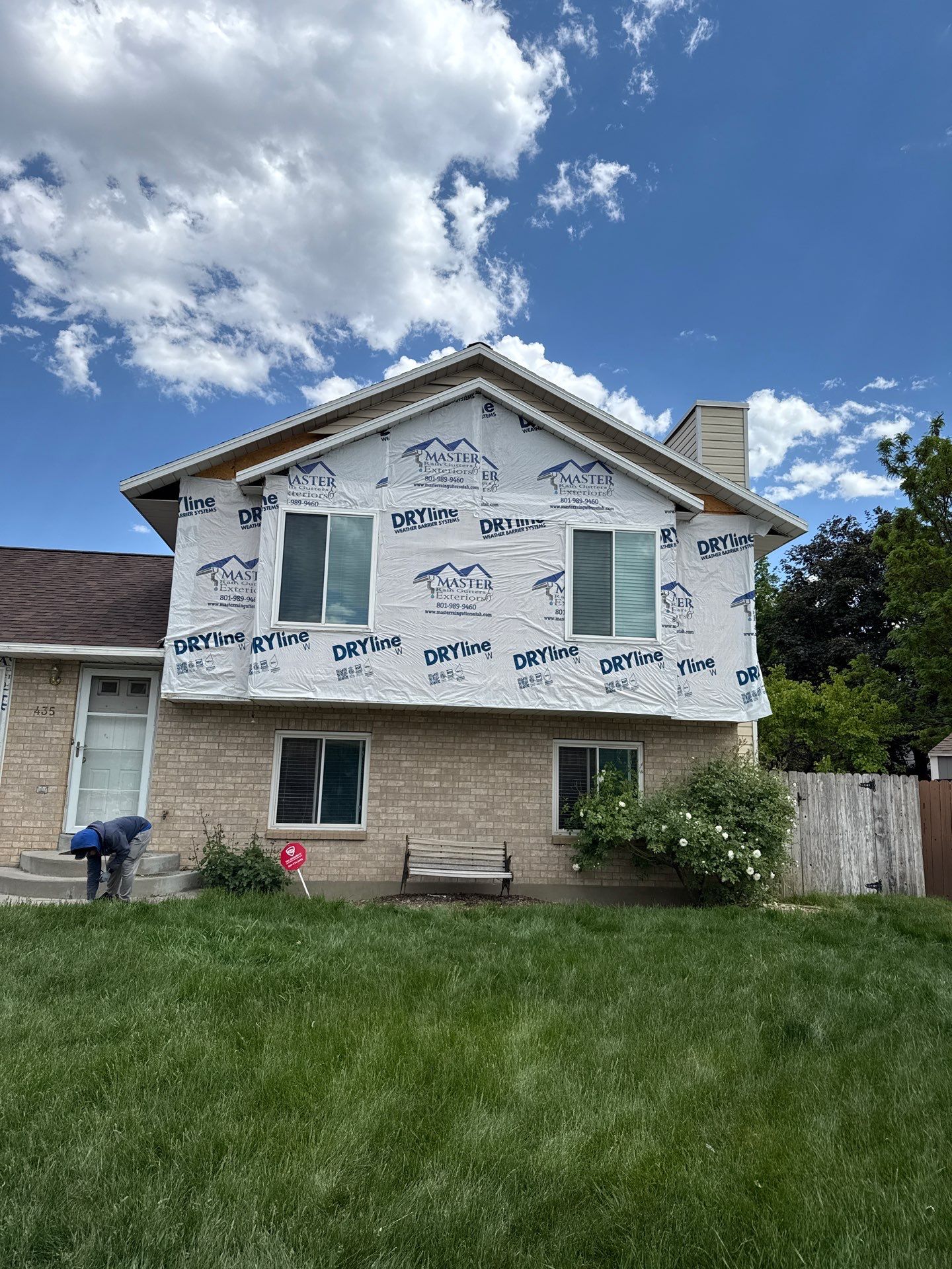 Project in Orem by Master Rain Gutters.