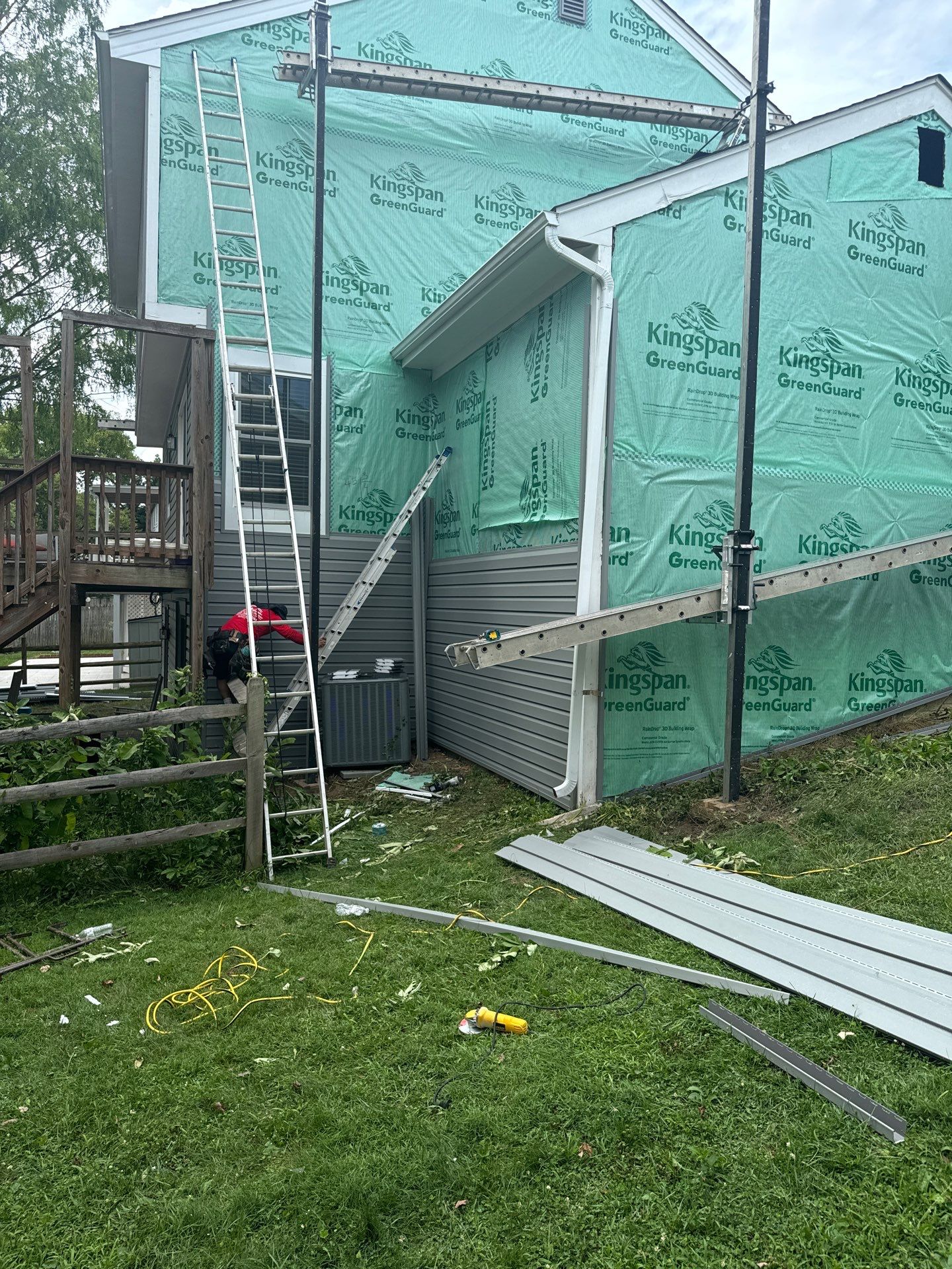 New Prodigy siding with One-piece insulated siding system & Exterior painting   by Alpha Design Services