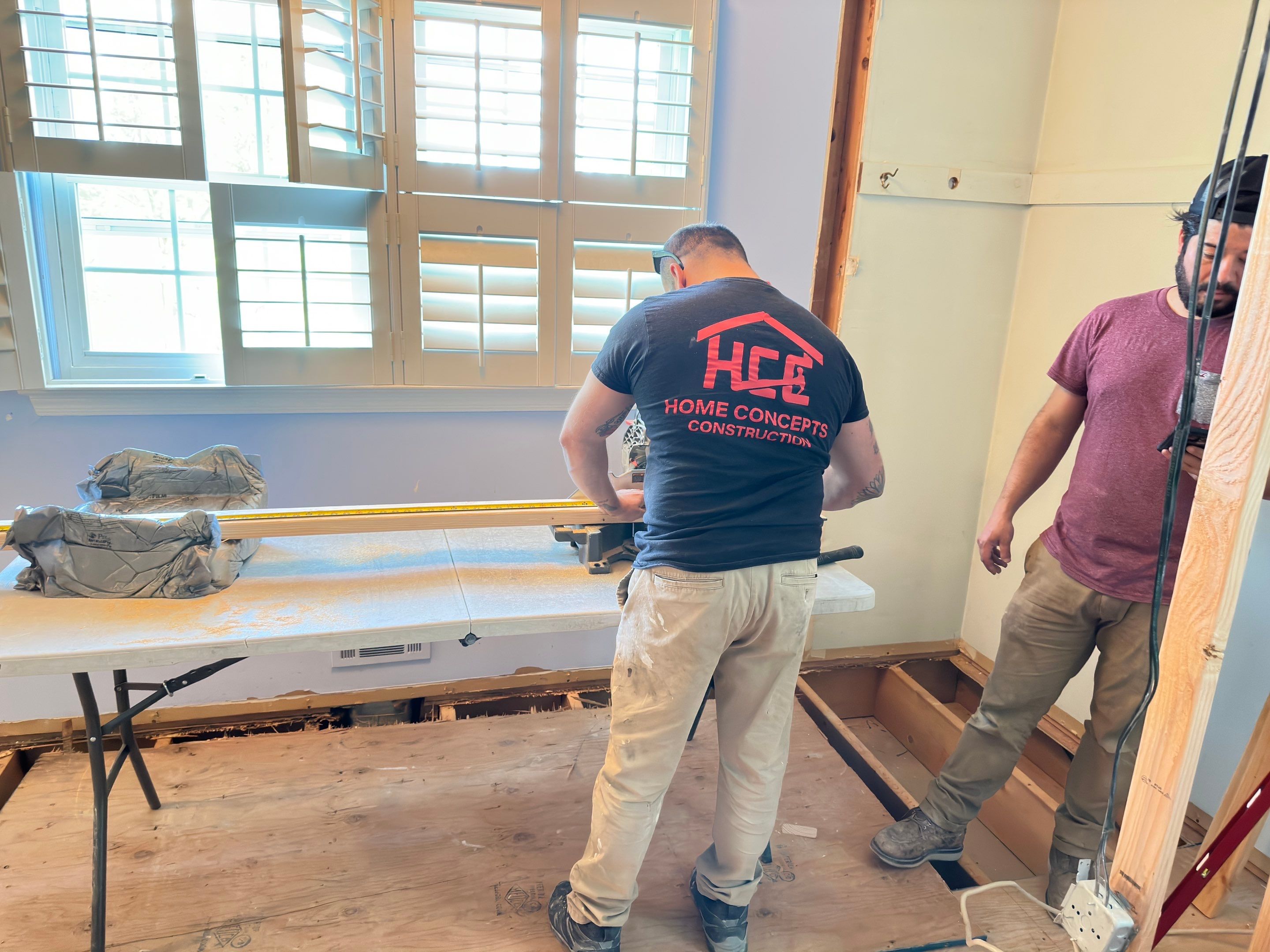 Bathroom Remodel using Tile by Home Concepts Construction