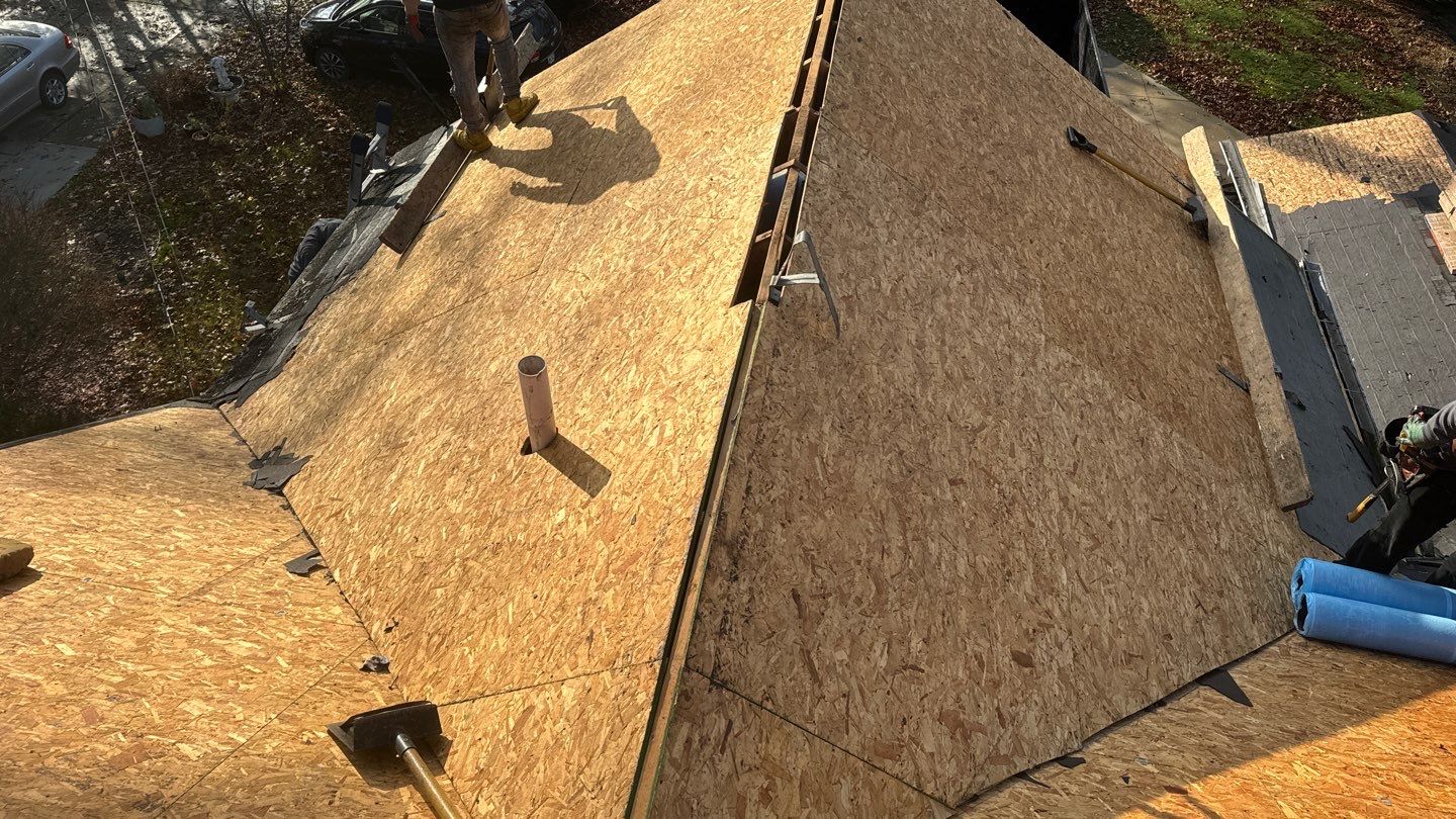 Roof Replacement using CertainTeed Landmark Moire Black by 180 Contractors