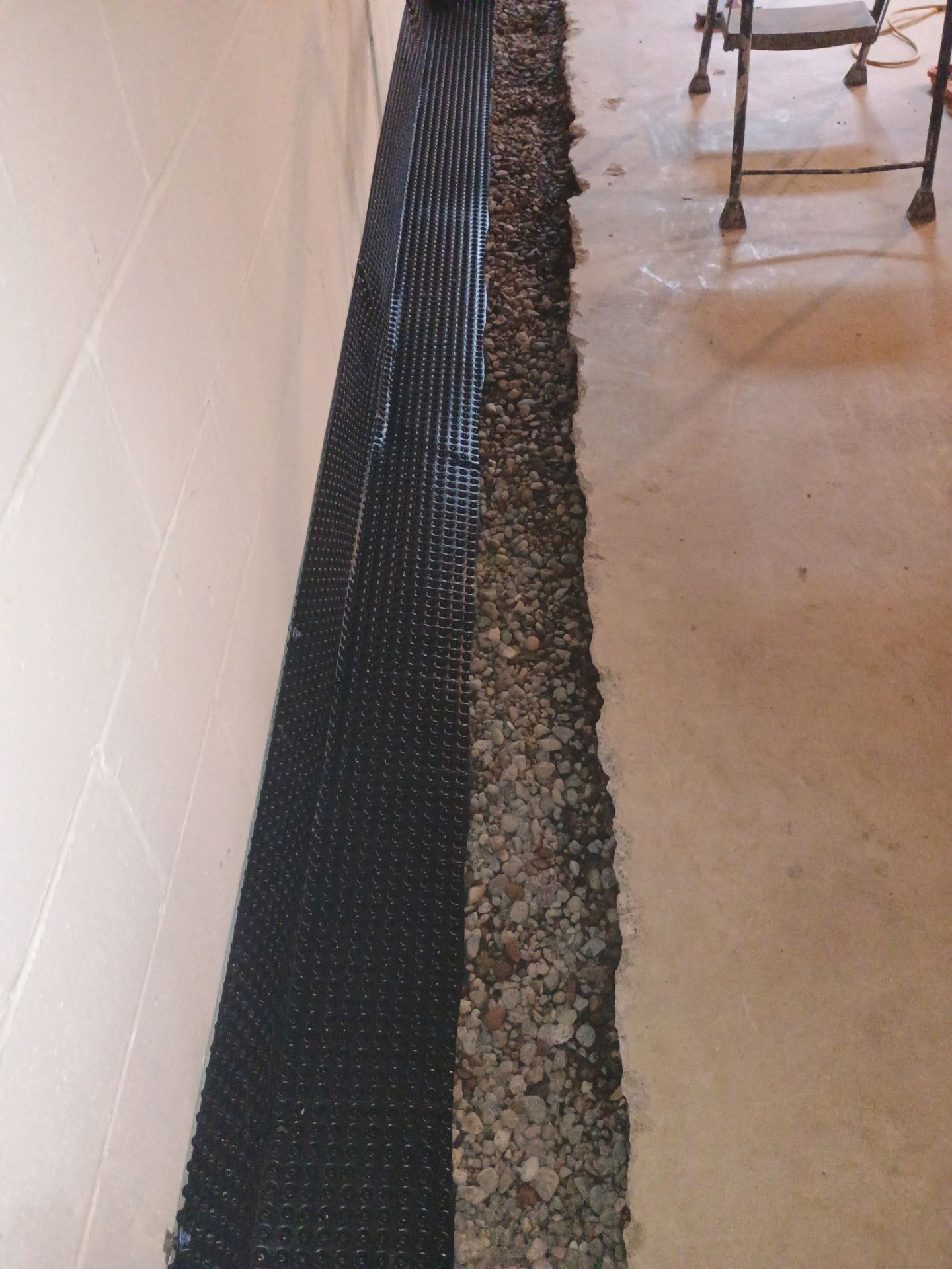 Tying Into an Existing Drain Tile System for Alec by Waterproofing Northeast