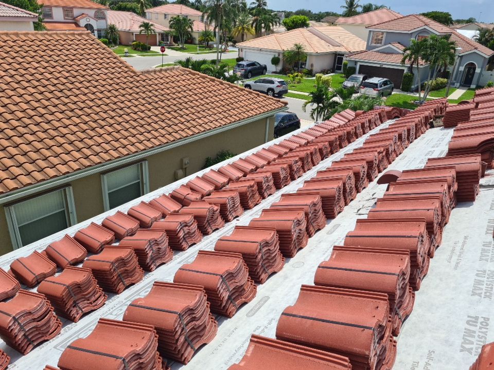 Residential Roofing Installation using Eagle Roofing Tile by BLUES BROTHERS ROOFING
