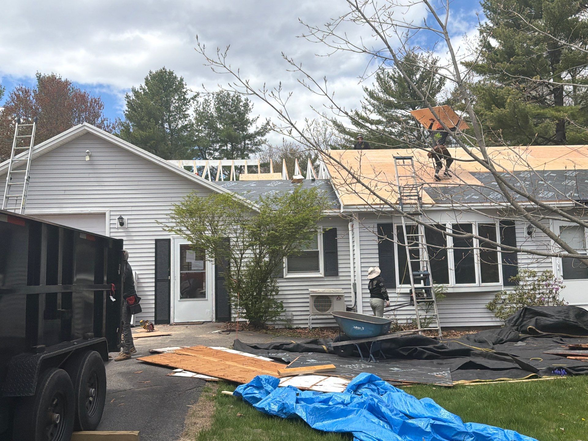🏡 Architectural Roof Replacement – Wells, ME by Tall pine roofing