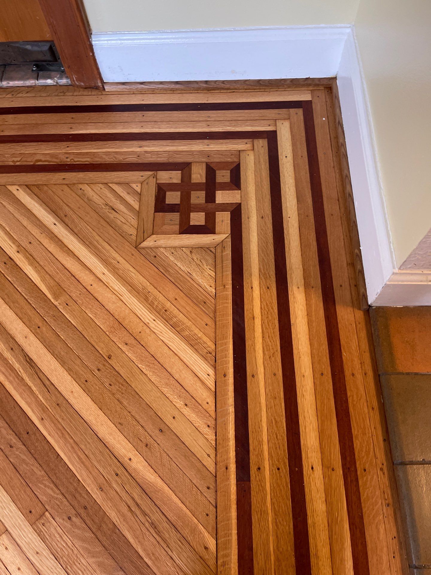 Historic Hardwood floor restoration  by Ann Arbor Hardwoods 
