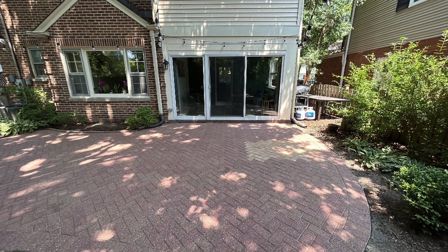 brick paver repair, clean and seal using Surebond SB-1300 by Northern Power Washing LLC.