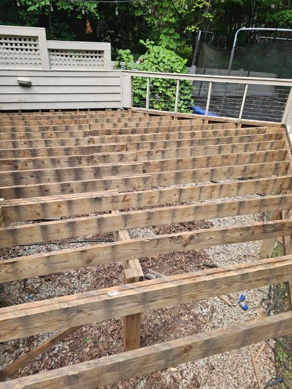 Deck Installation and Painting by Billy Weatherspoon Contractor