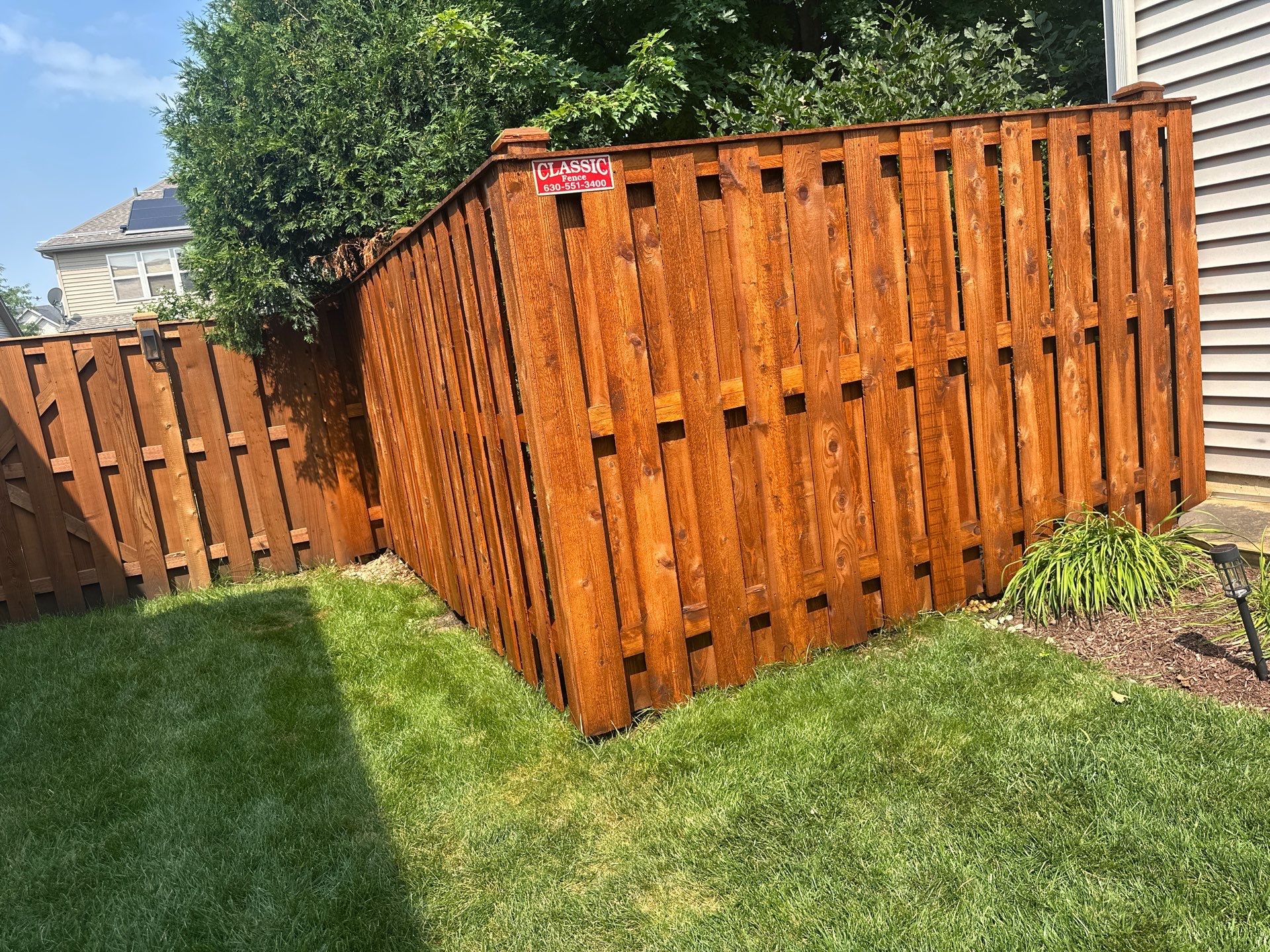 Dvorak Fence Staining by Two Brothers Residential Maintenance