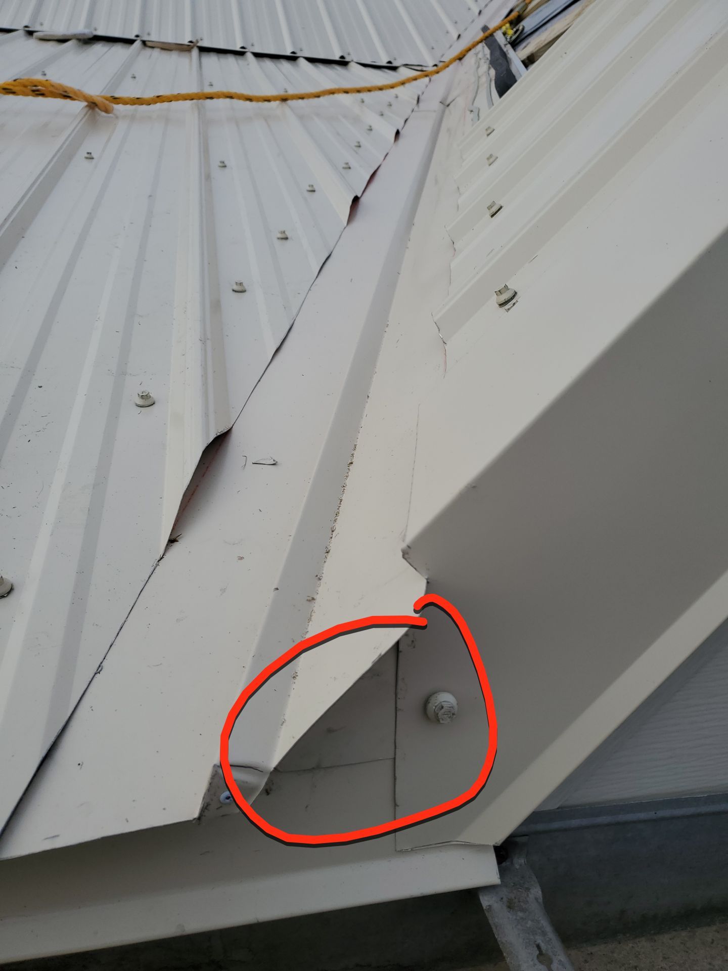 Residential Metal Roof Replacement using Reed's Metals: 26 GA. Colored Residential Metal Panels (Ivory) by Hostetler Roofing