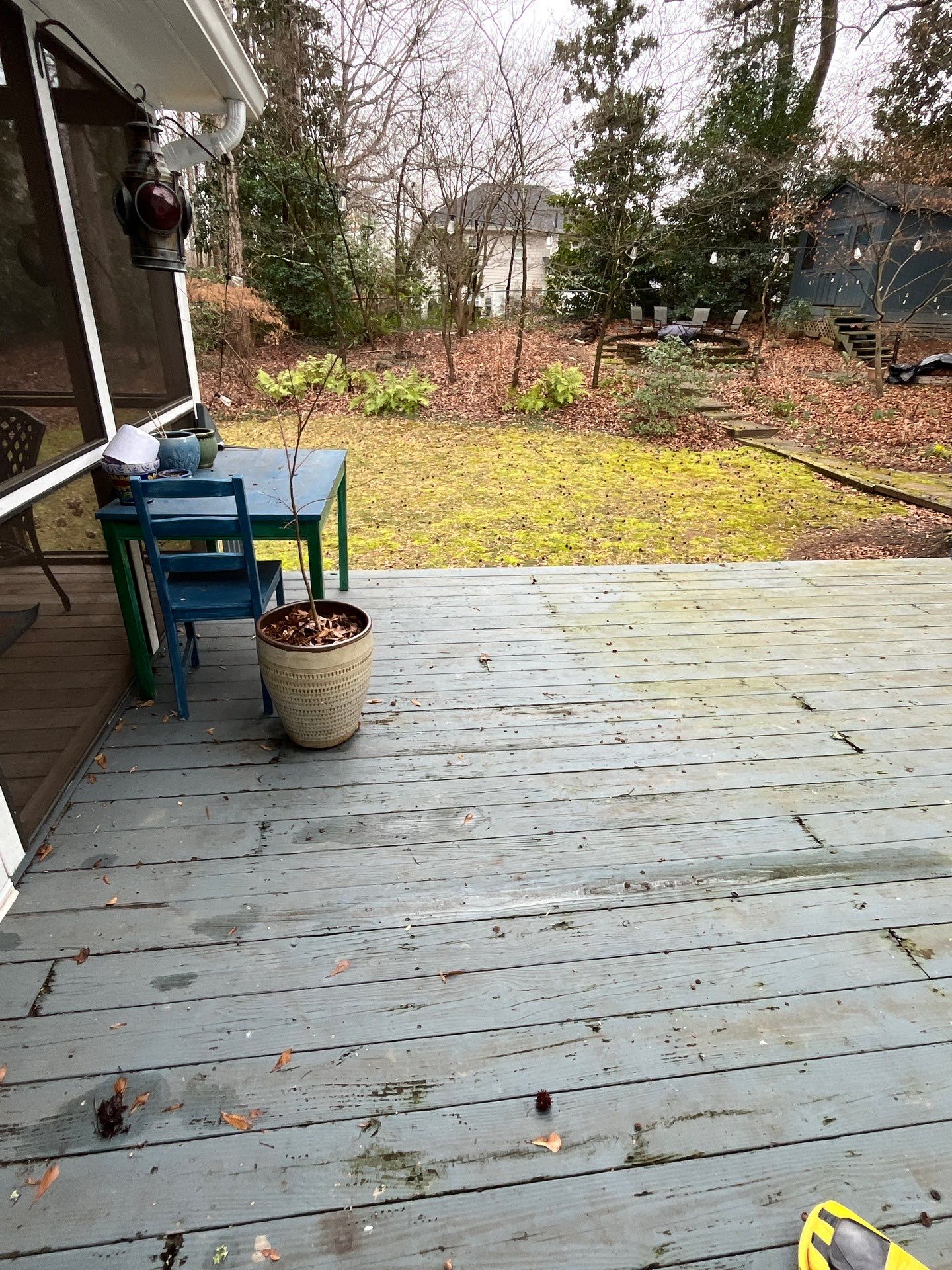 Deck Resurface using Deckorators Voyage Series and ALX Contemporary Cable Railing by Nelson Exteriors 