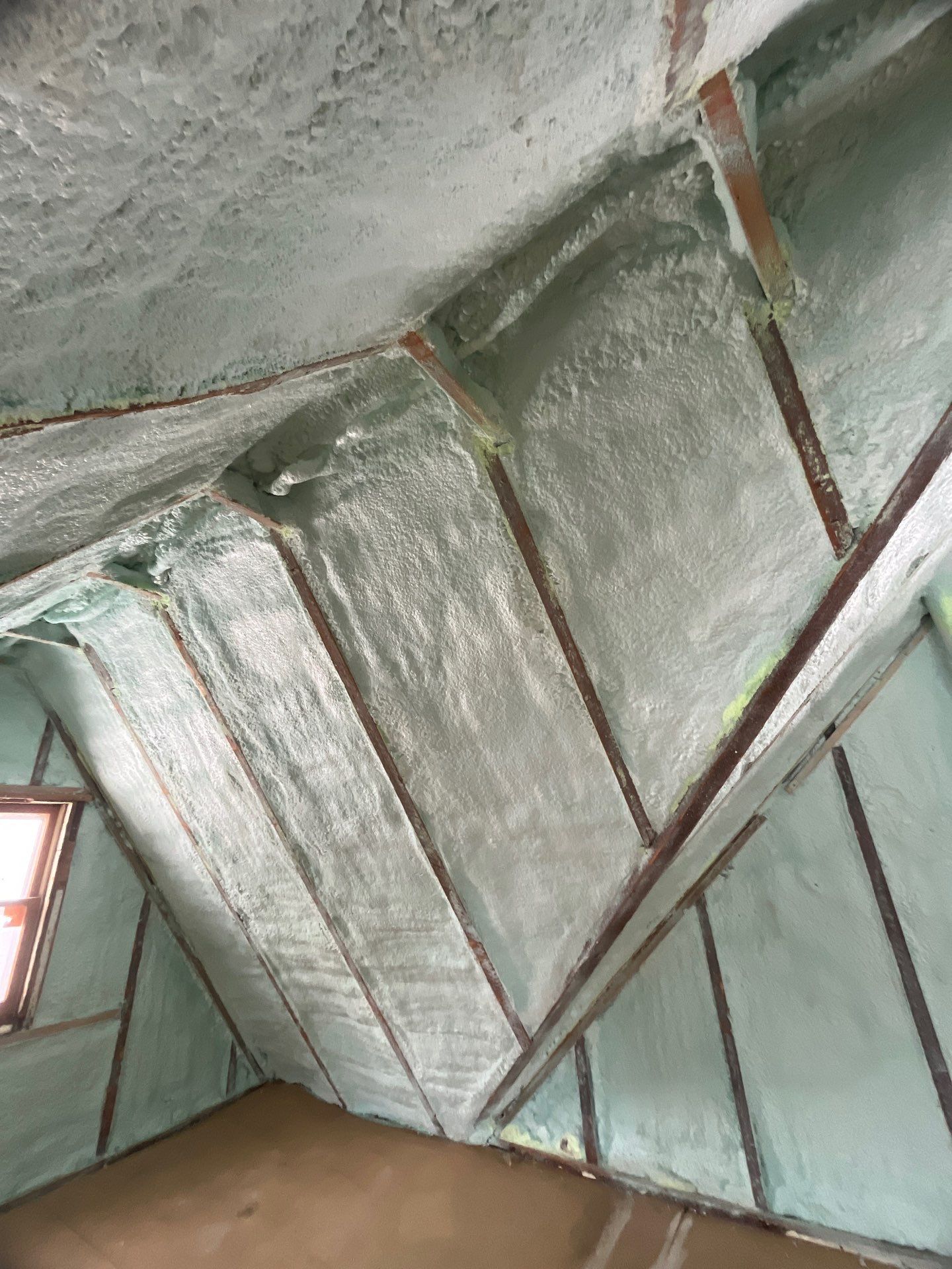 Attic Insulation using Closed Cell Spray Foam by NYS Foam & Energy
