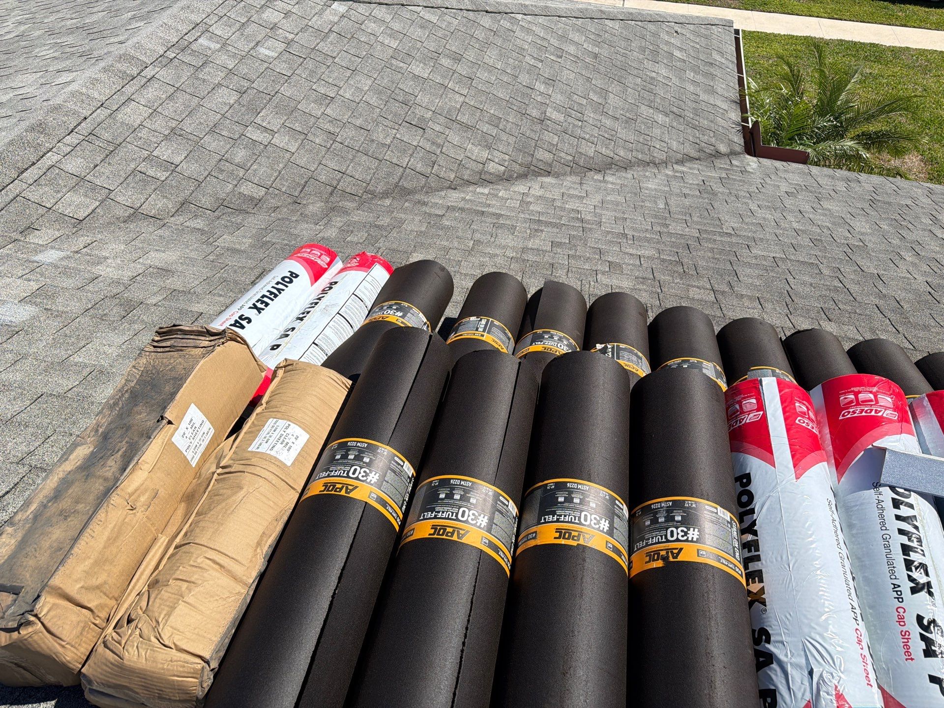 Residential Roofing Installation using 1" Nail strip metal roof by BLUES BROTHERS ROOFING