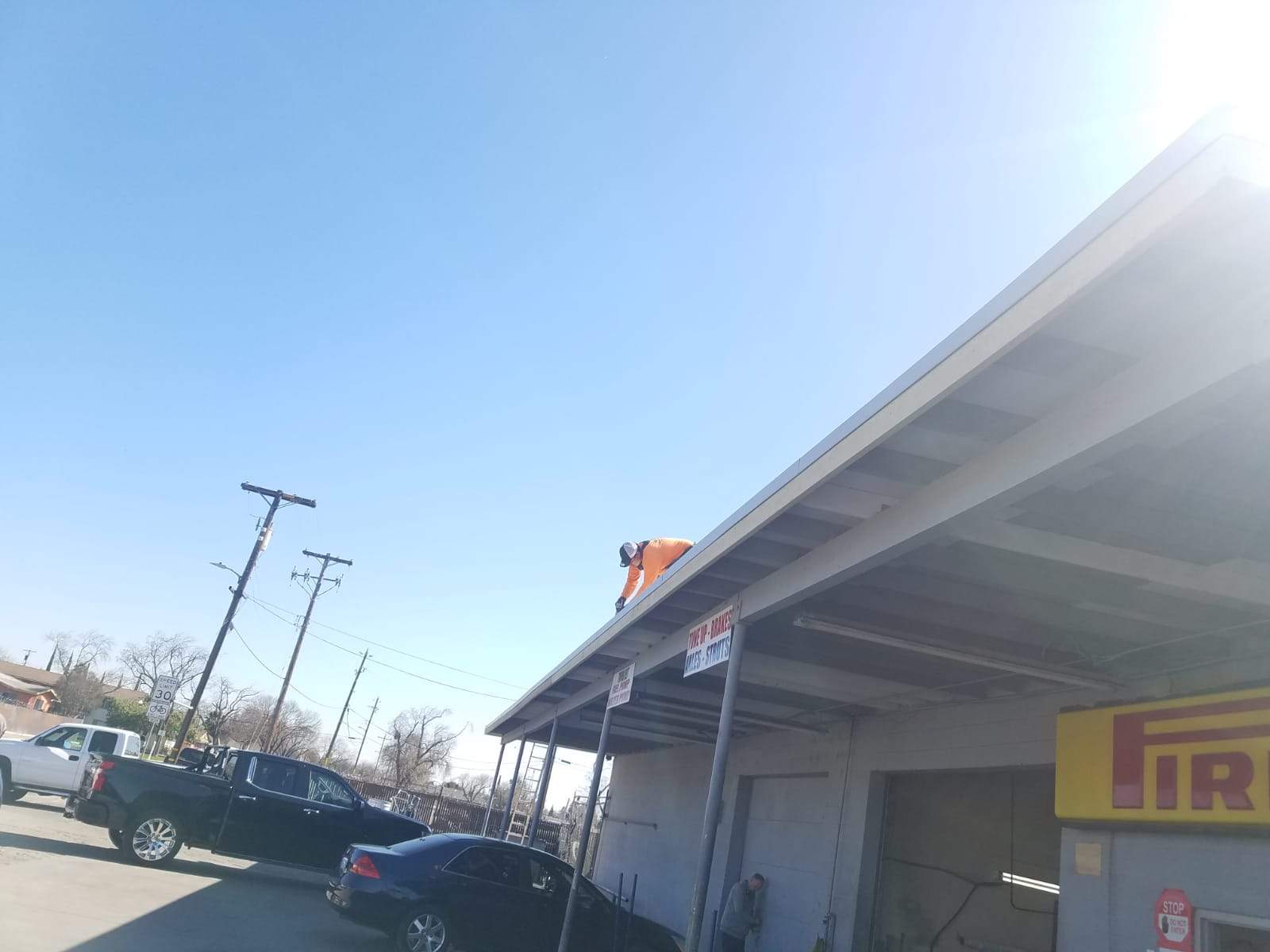 Spray foam and coatings using Conklin Benchmark/PUMA XL coatings and spray foam by Straight Edge Roofing Inc