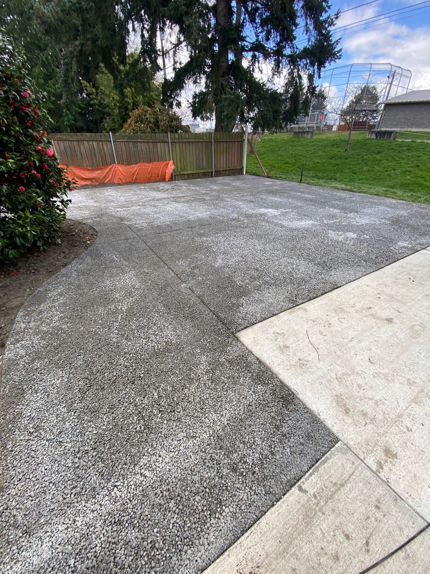 Ron | Pervious Concrete Driveway  by Jireh Asphalt & Concrete Inc 