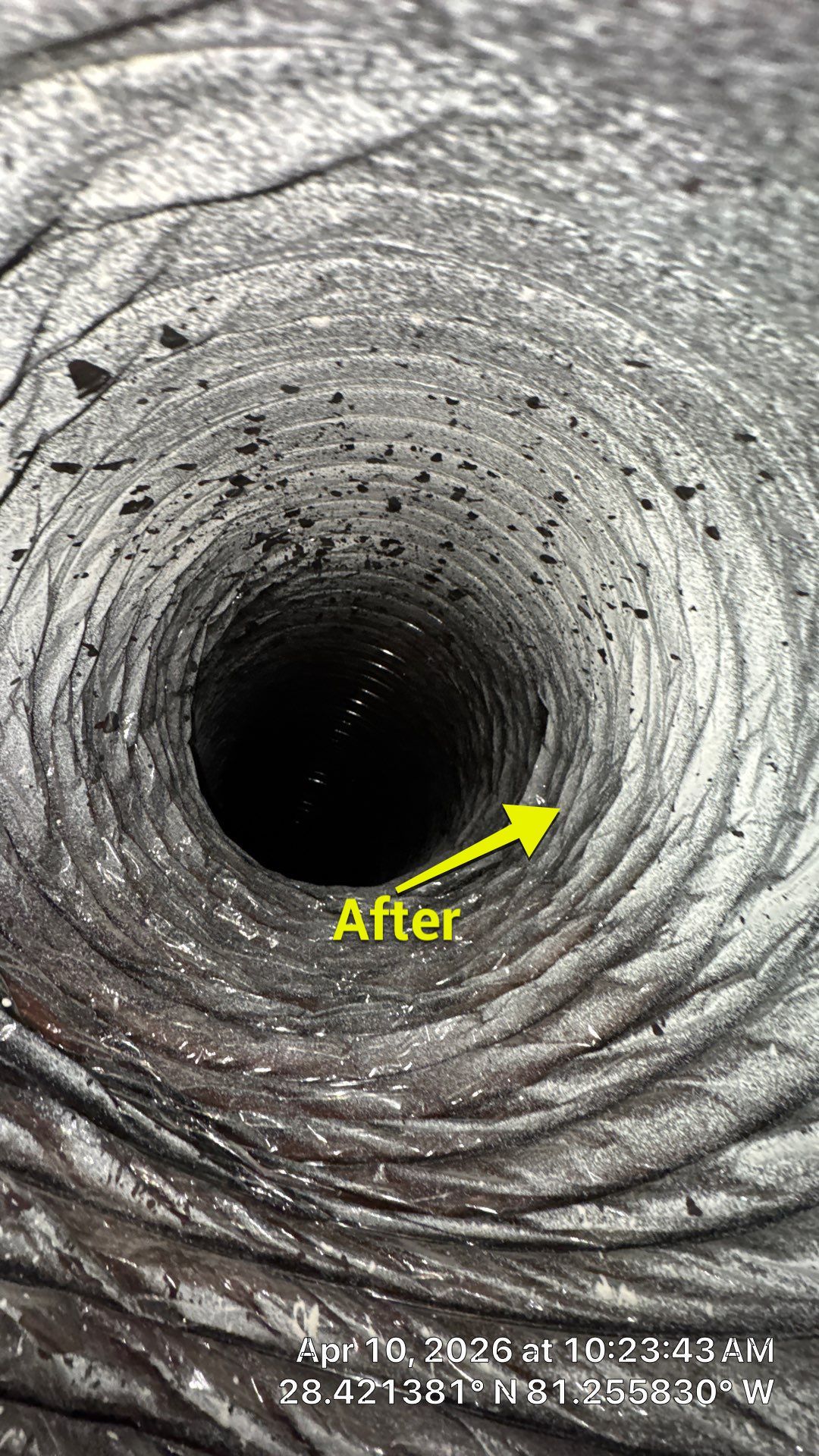 Air Duct Bath Fan Exhaust Cleaning in Orlando by Hygienic Air, Inc