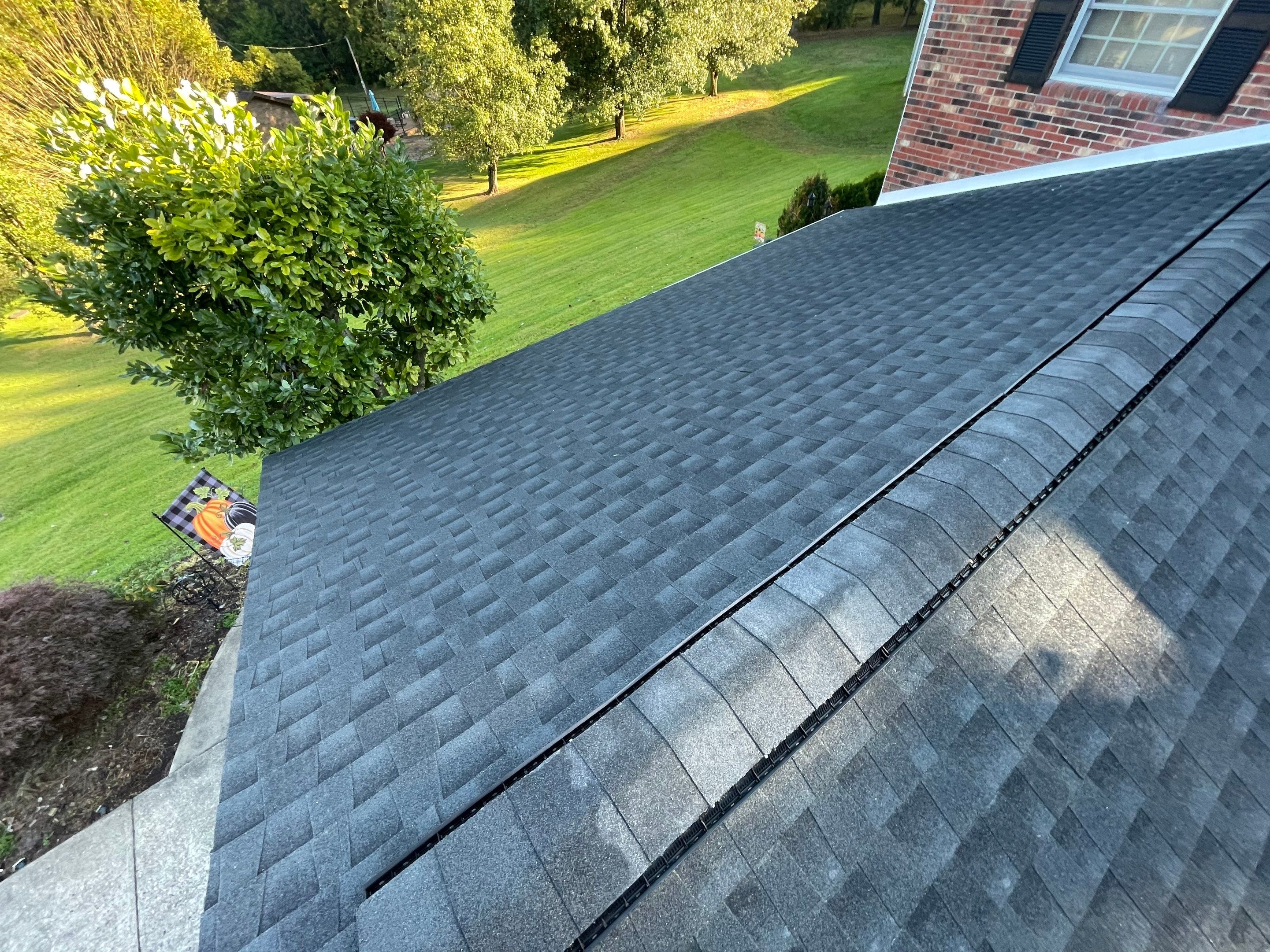 Residential Roofing Installation using GAF Timberline HDZ, Black by Rainstoppers Roofing