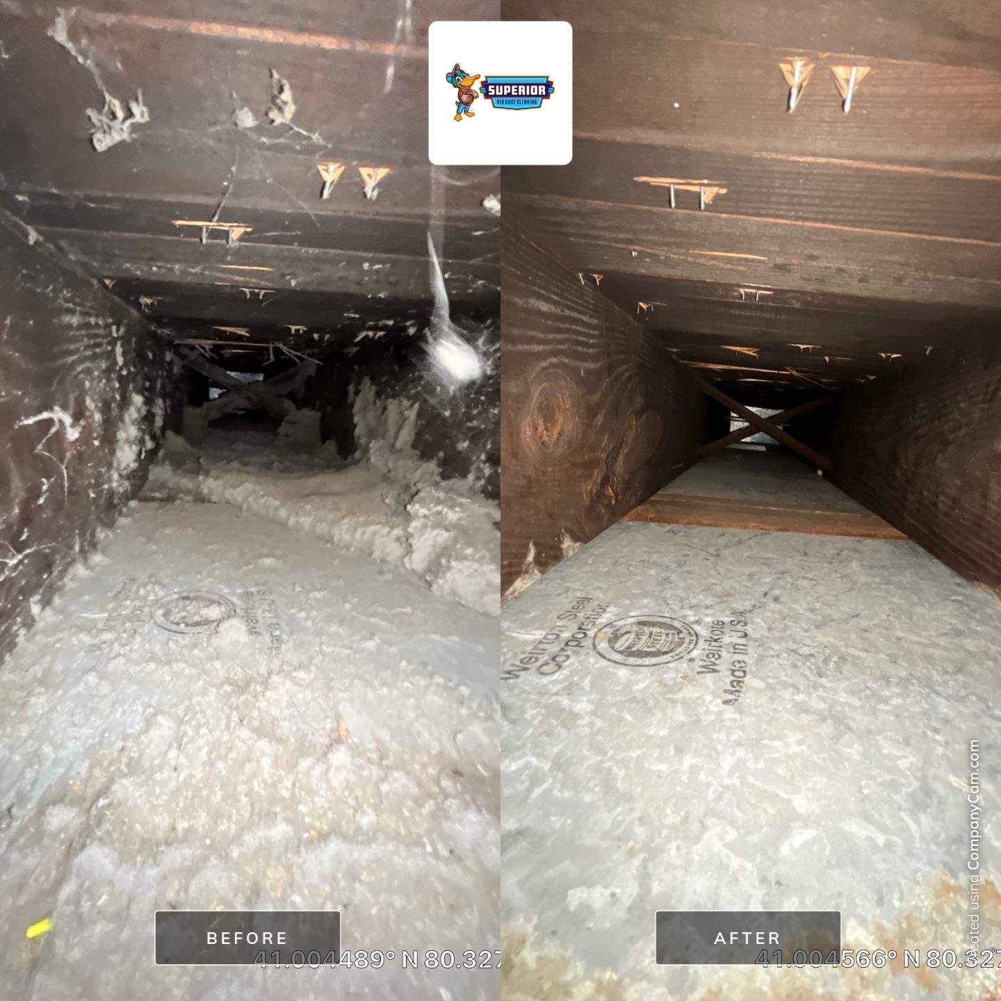 Air Duct Cleaning With a Vacuum Truck in New Castle, PA by Superior Air Duct Cleaning