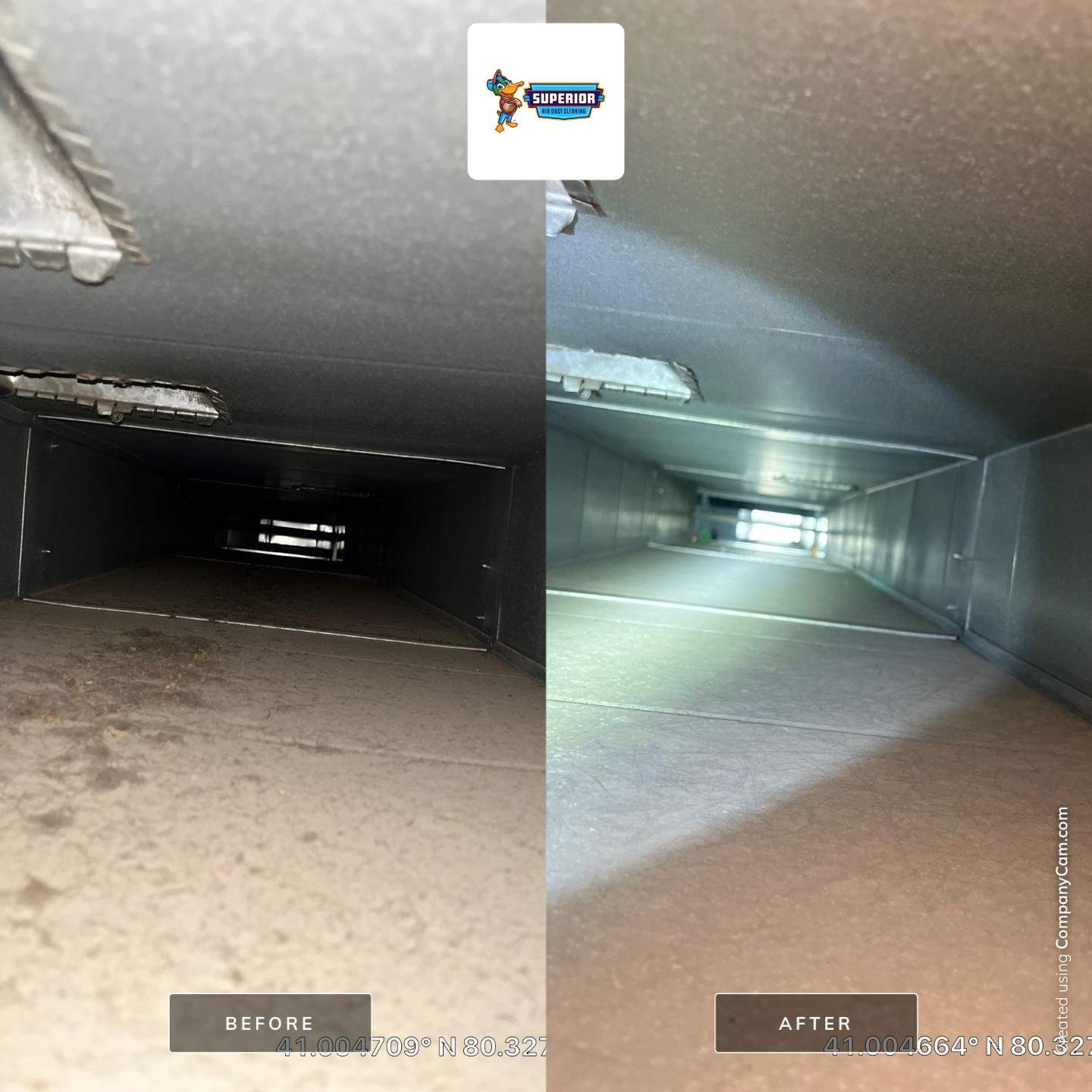 Air Duct Cleaning With a Vacuum Truck in New Castle, PA by Superior Air Duct Cleaning
