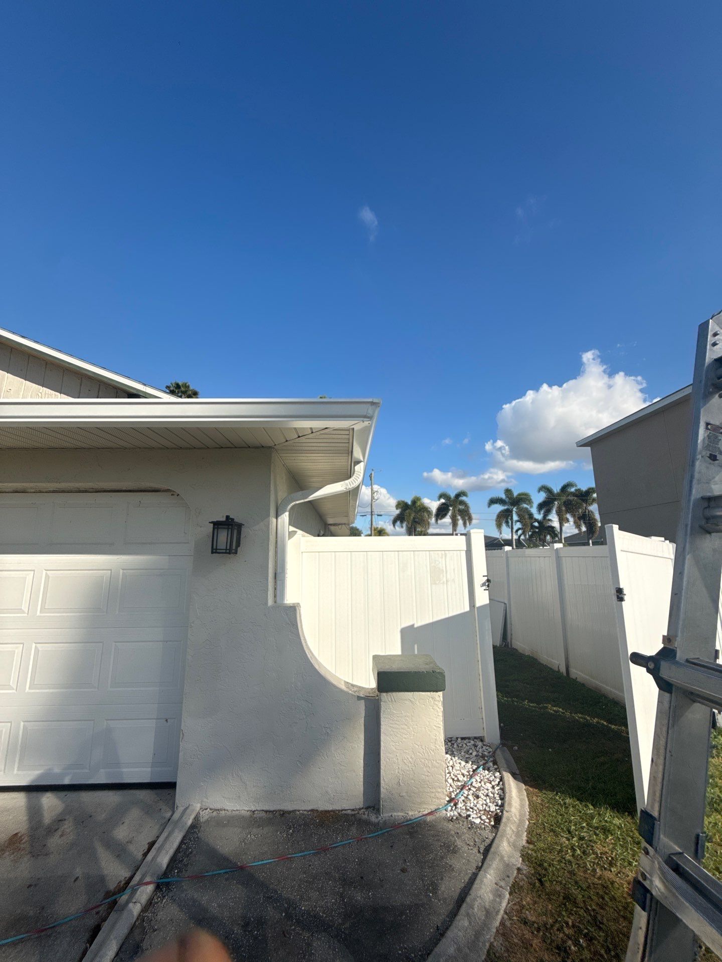 Splash Guard System Installation in Cape Coral FL by Gutter Professors