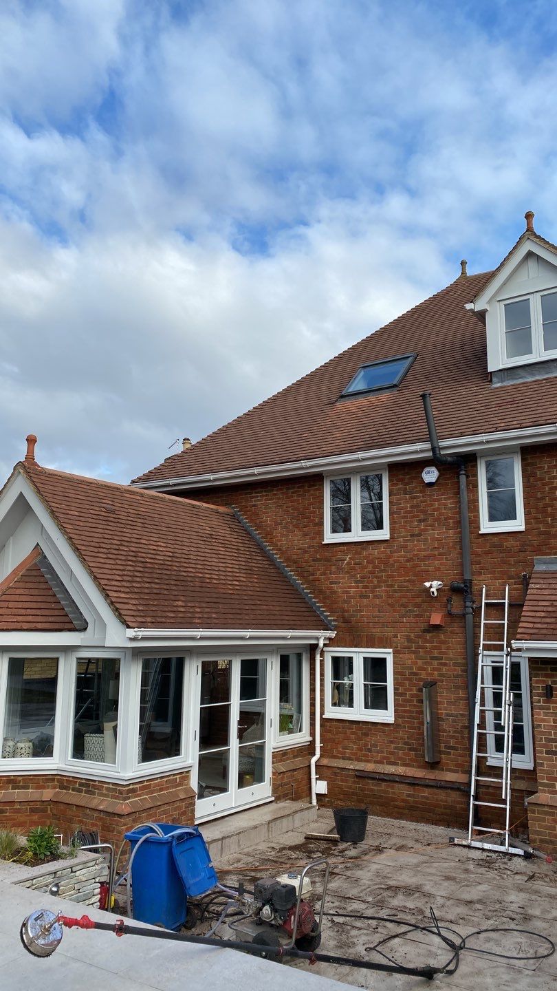 Exterior Clean - Roof - Patio using Mosmatic FSC and Biocide by Ges Exterior Cleaning ltd
