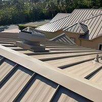 24ga 1.5" Snap-Lock Sierra Tan by Total Roofing System The Metal Roof Experts