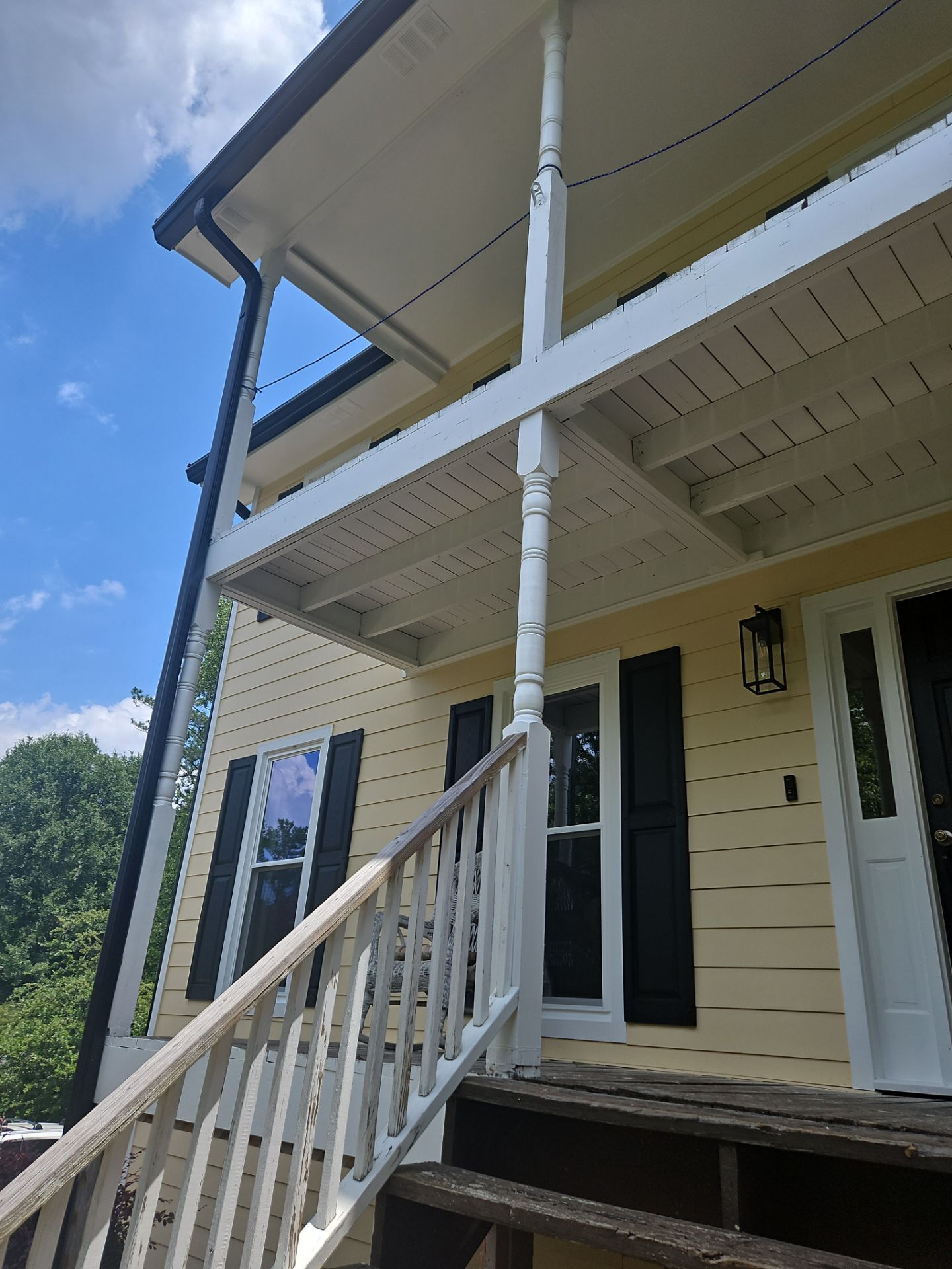 Wood Front Deck Resurface in Marietta, GA by Nelson Exteriors 