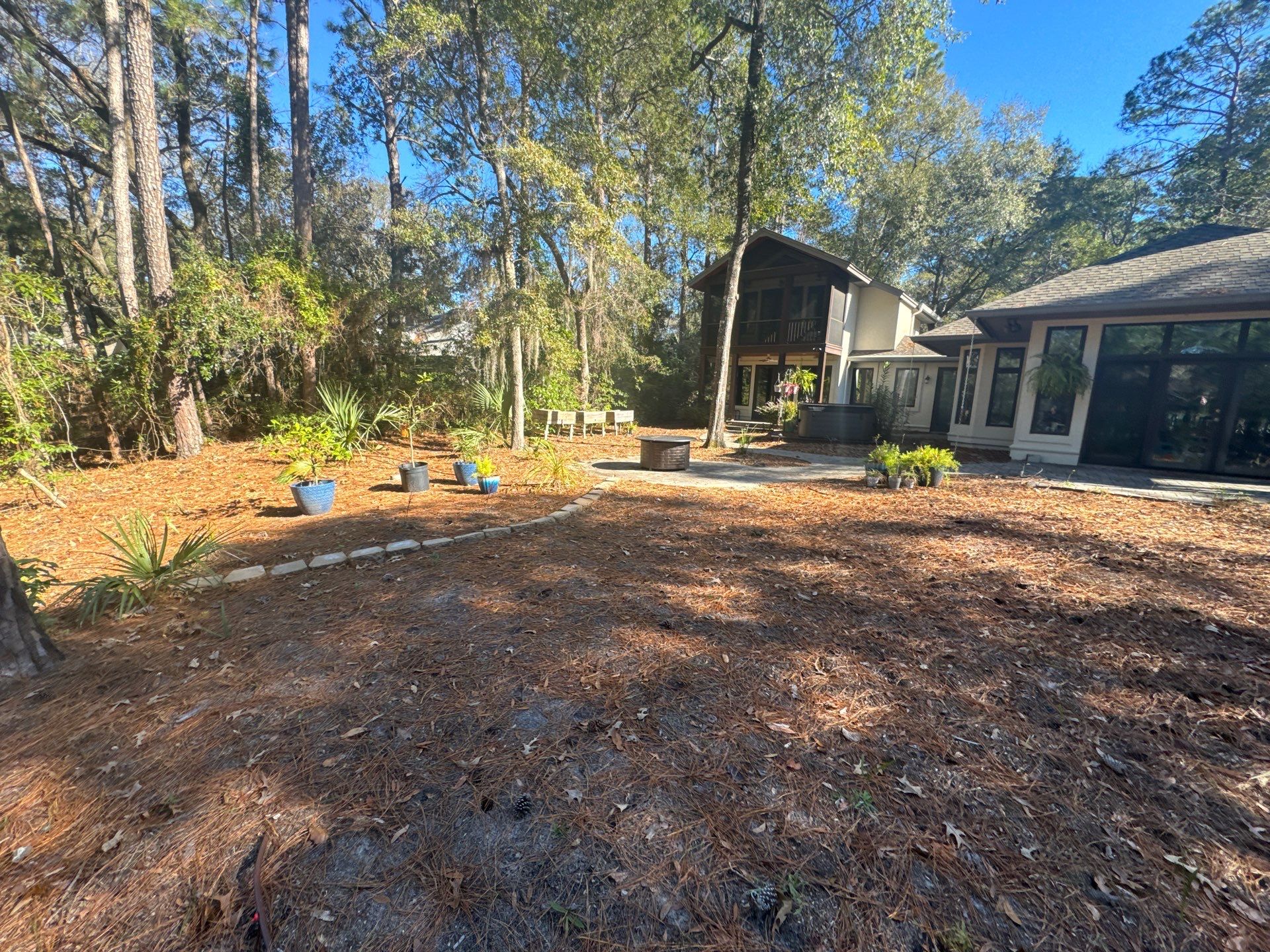 Hilton Head Island Paver Patio and Full Landscape Installation by Lowcountry Scapes, LLC