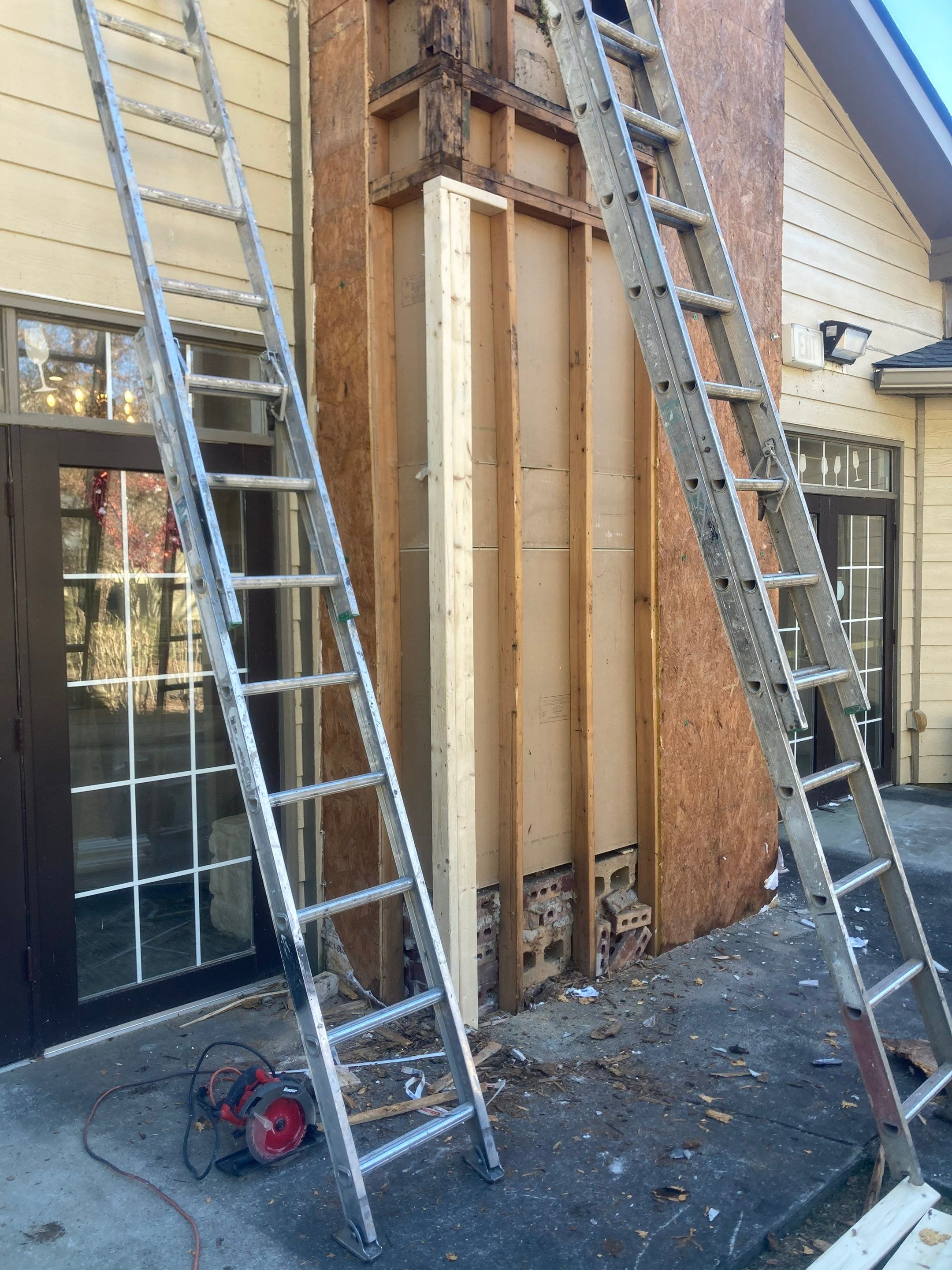 Chimney Siding Replacement & Restoration by PGP Surface Solutions, LLC