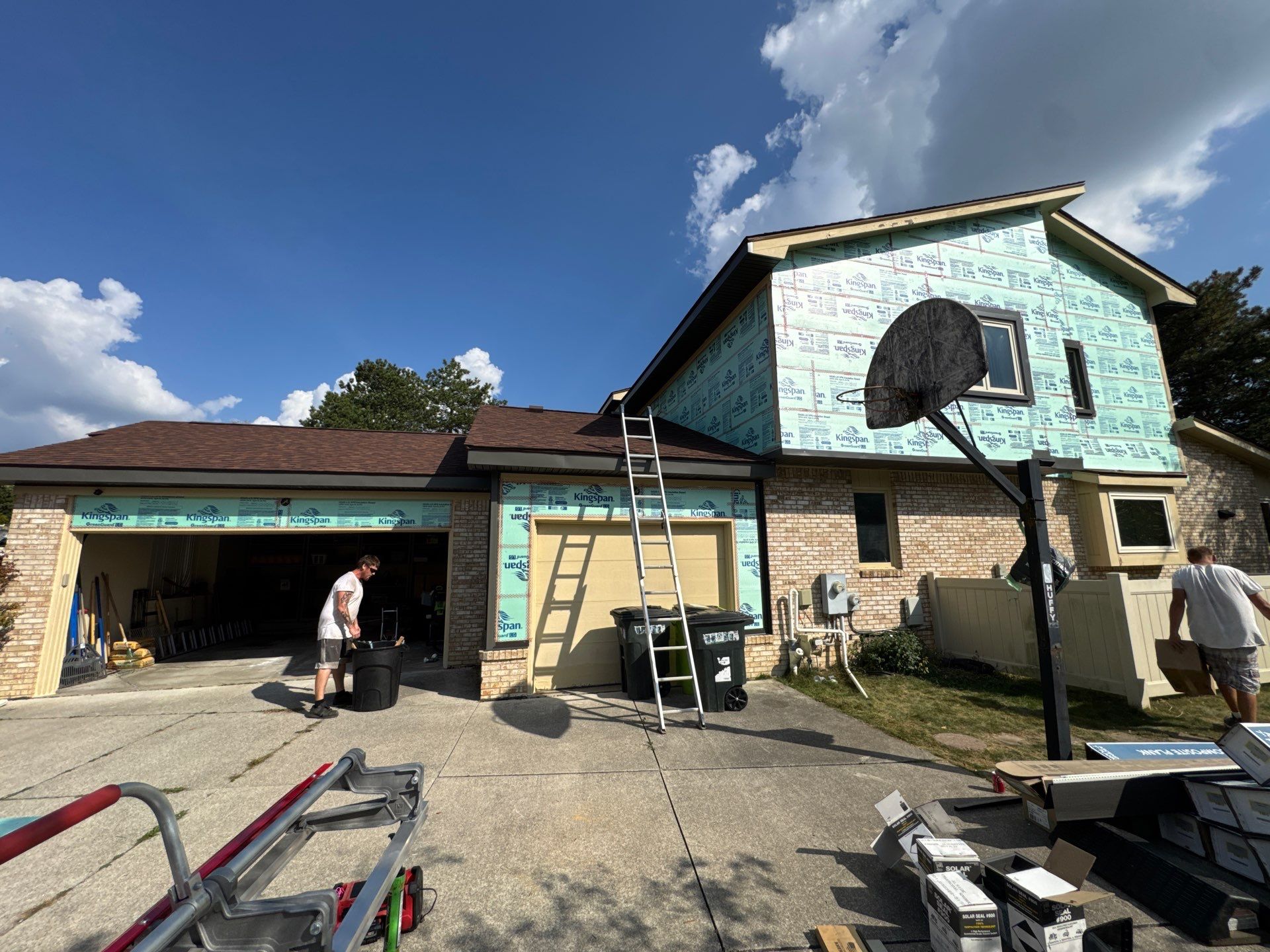 Siding Replacement using Alside S7 Cedar Mill Grain Cast Iron by 180 Contractors