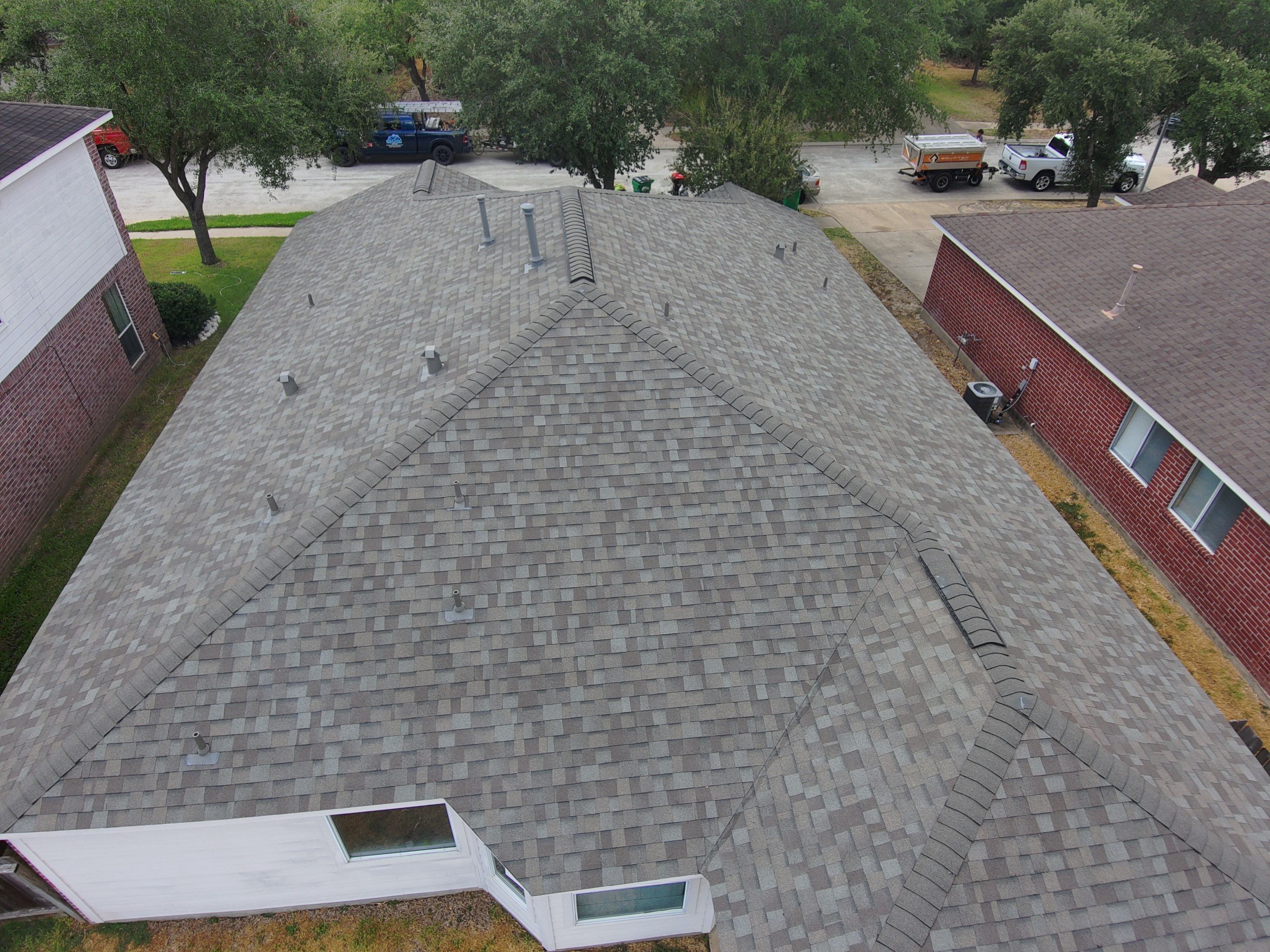 Residential Roofing Installation using Owen's Corning Duration (Lifetime) Shingles by Roof Repair Company