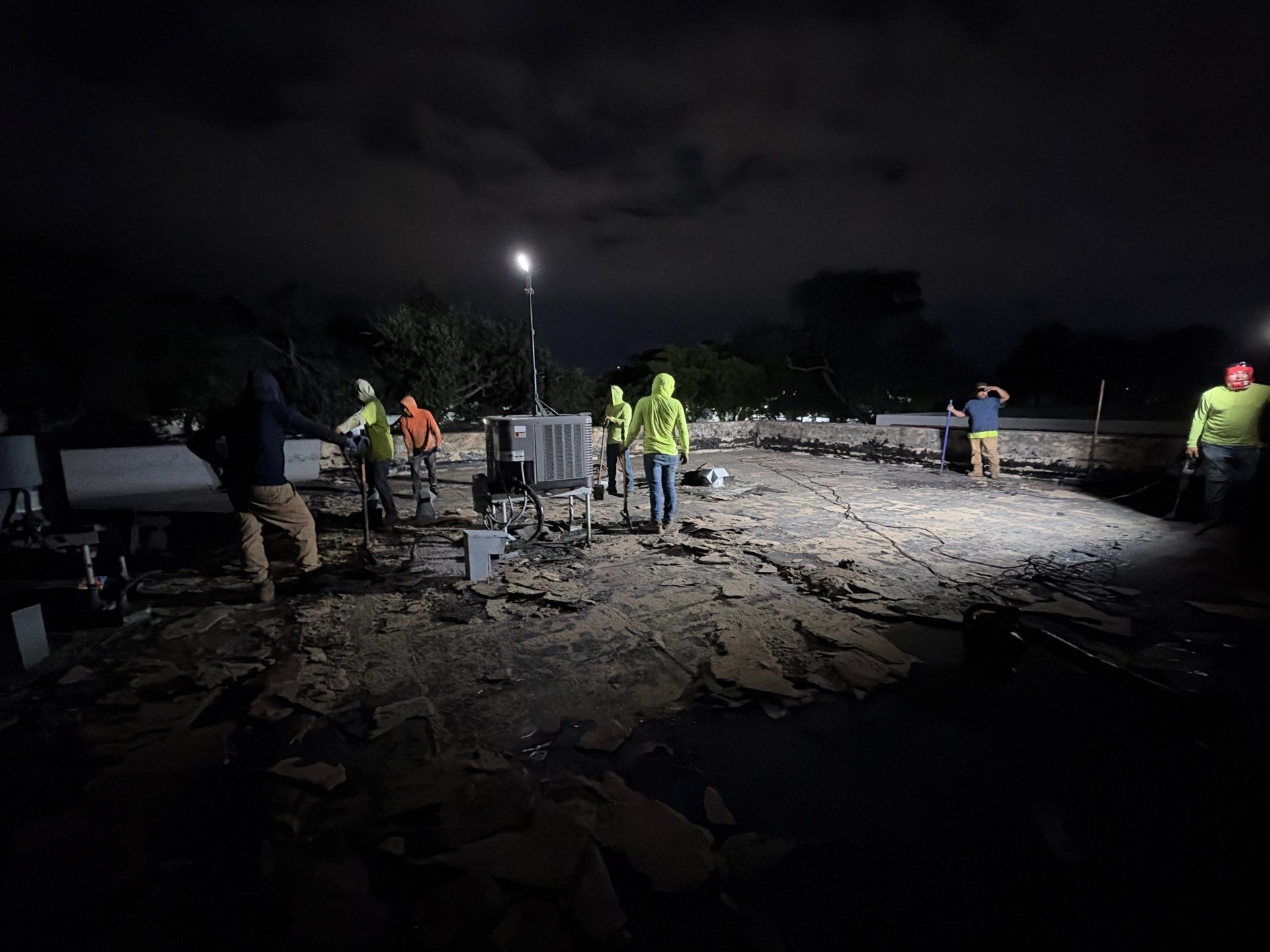 Fort Lauderdale Commercial Roof Restoration with Spray Foam Coating by Roof King LLC