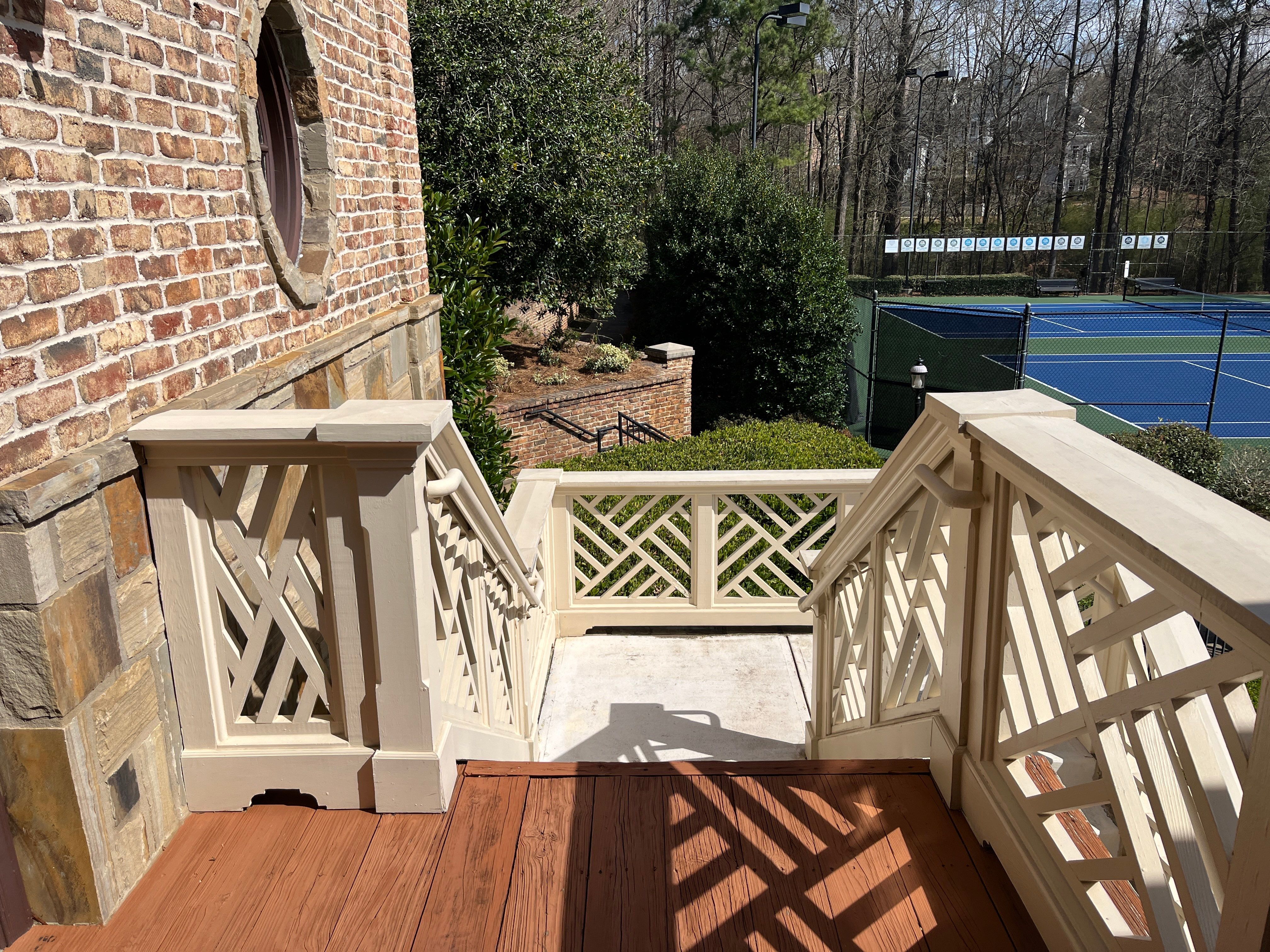 Alpharetta, GA Trex Deck Floor Resurface, Steel Railing Install, and Metal Roof Replacement by Nelson Exteriors