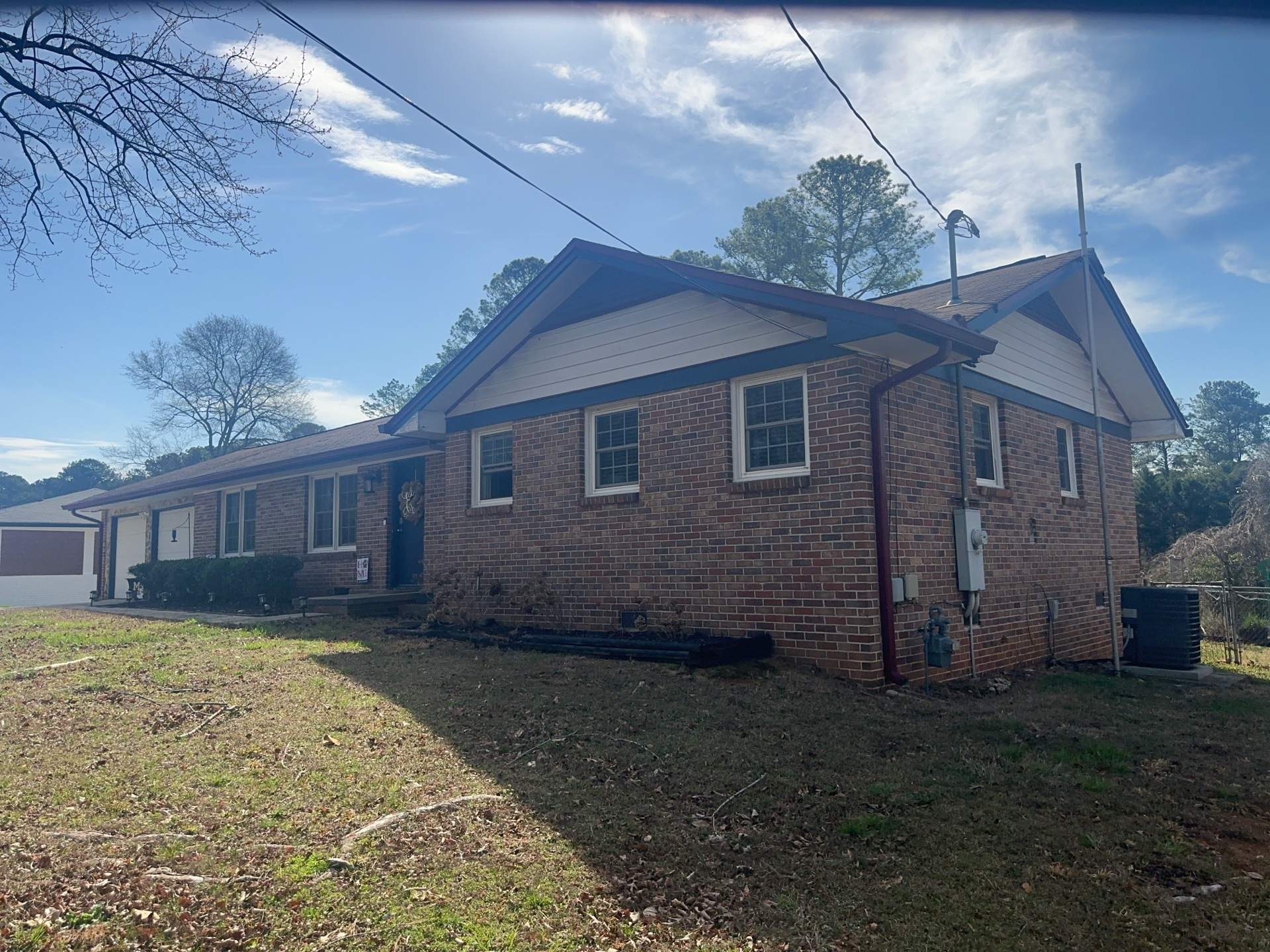 Portico Build with PVC Square Column Crafters Columns, Rotten Wood Replacement, and Exterior Painting by Nelson Exteriors
