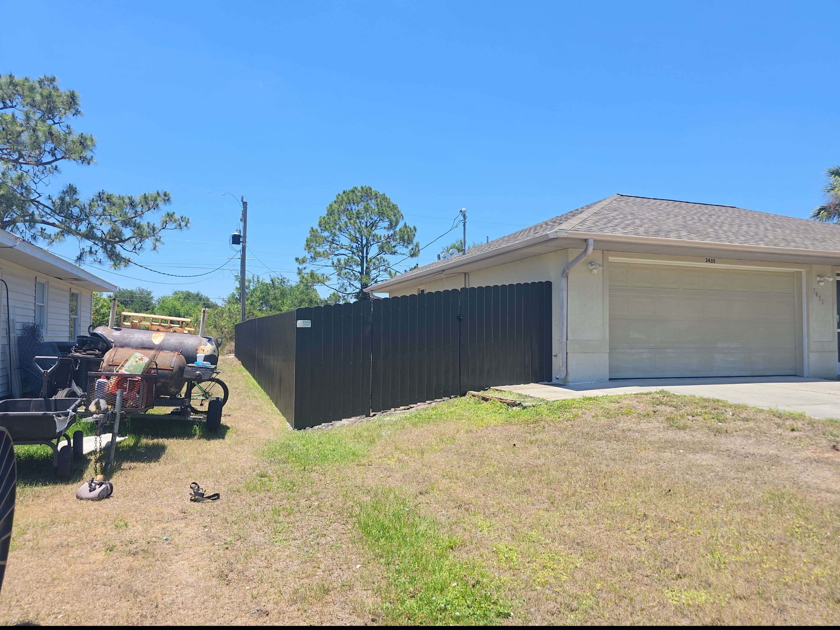 Bronze Metal Privacy in North Port by True Fence LLC
