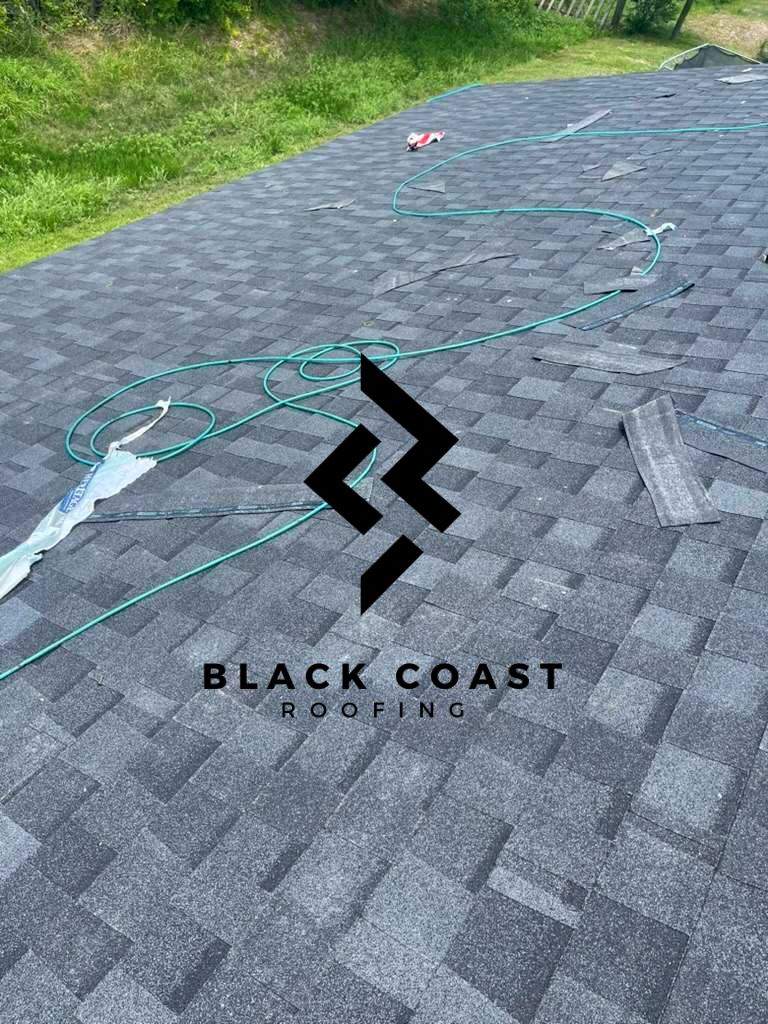 Residential Roofing Installation using TAMKO Heritage Shingles by Black Coast Roofing