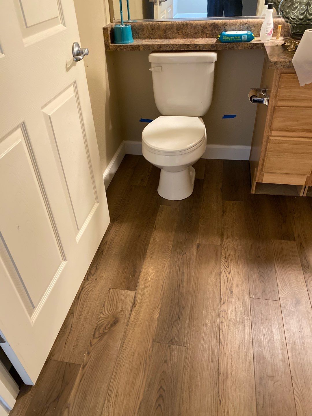 Flood damage renovation by Footprints Floors South Sacramento