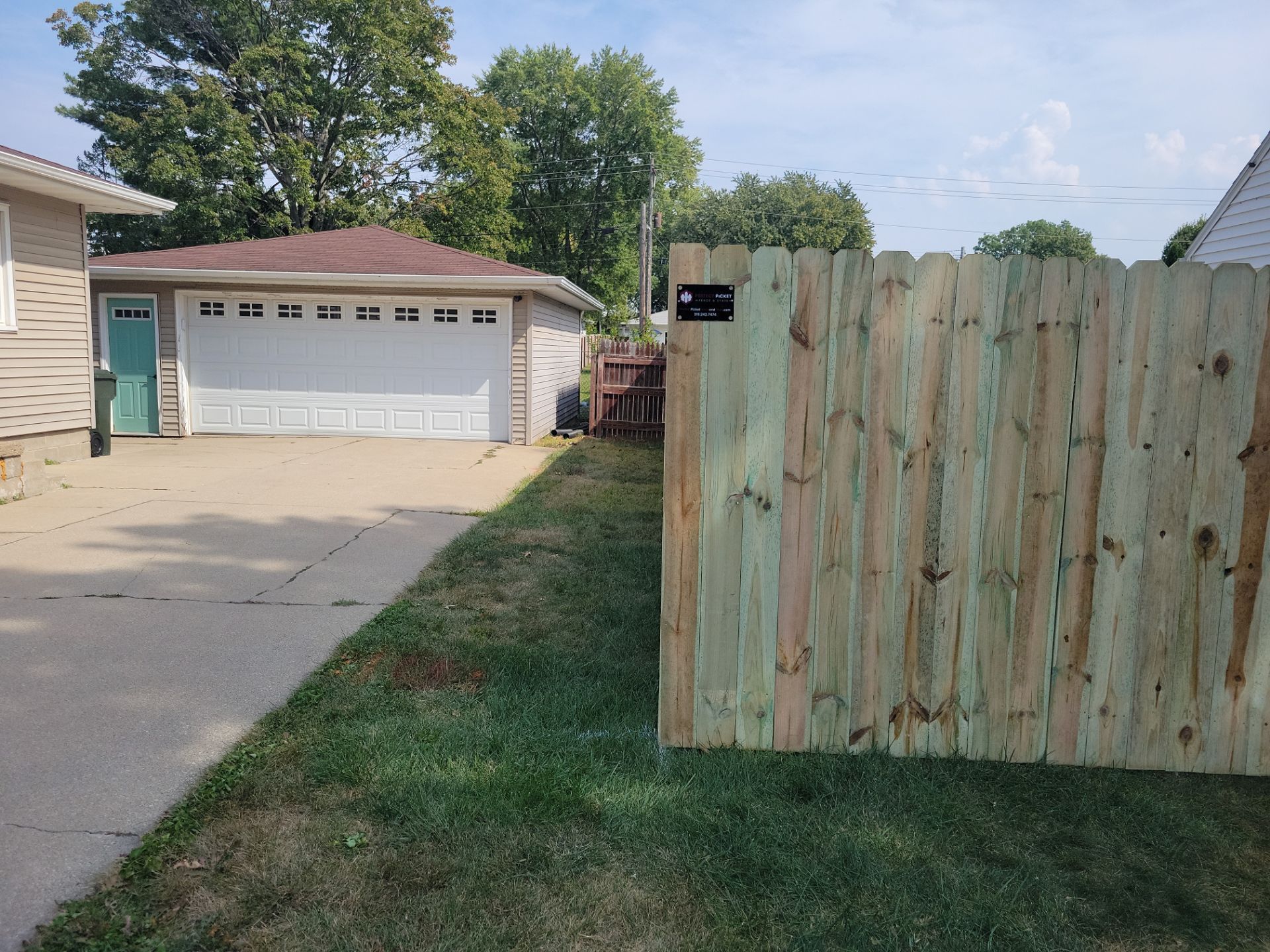 Project in Cedar Falls by Perfect Picket Fence and Stain