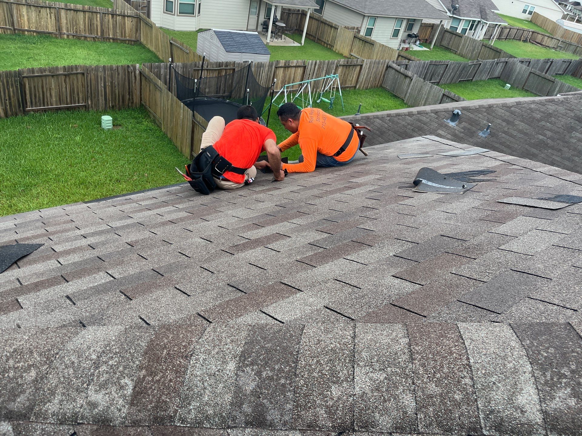 Hail Damage using Owen's Corning Duration (Lifetime) Shingles by Roof Repair Company