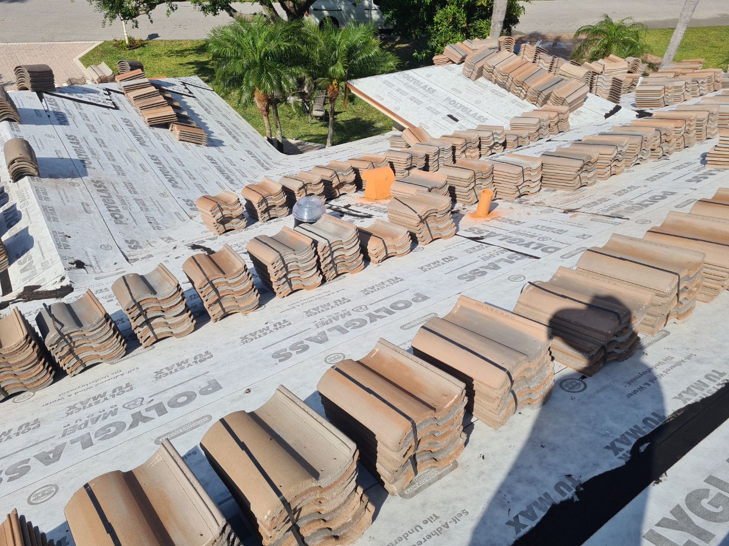 Residential Roofing Installation using Eagle Roofing Tile by BLUES BROTHERS ROOFING