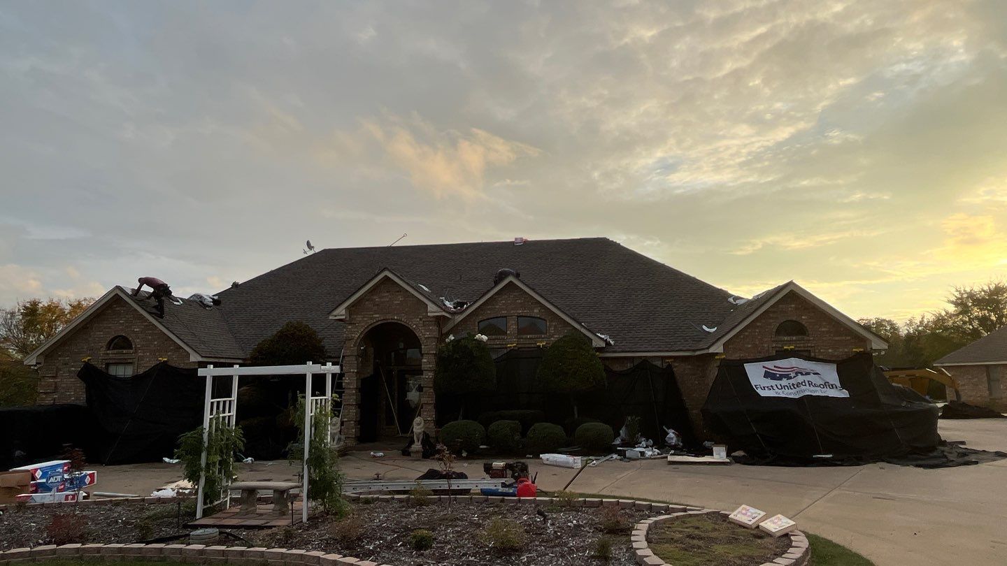 Rendon Forth Worth Texas Large Estate - Roofing Installation using GAF Timberline Armorsheild 2 Class 4 Impact Resistant Shingle System by First United Roofing & Construction
