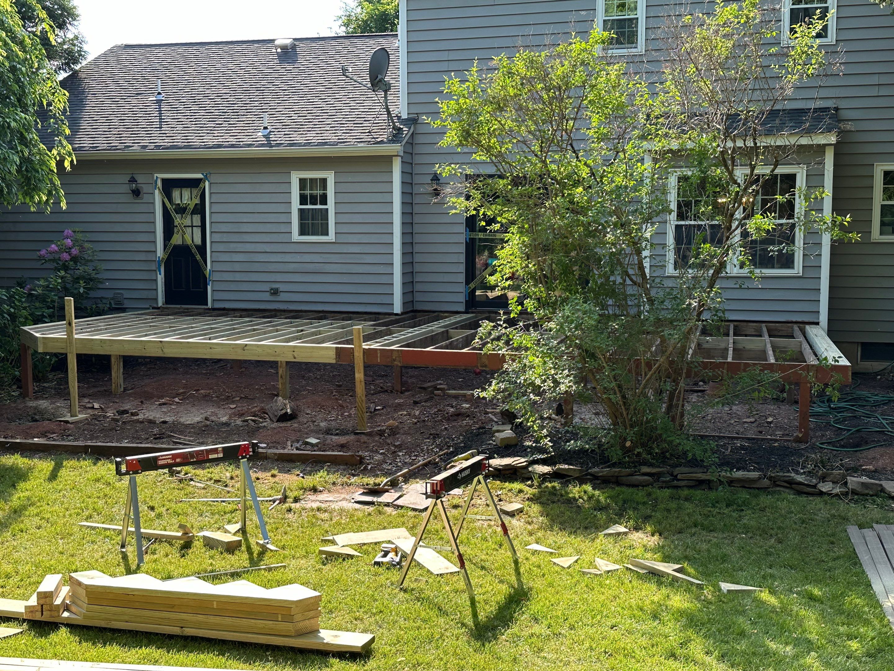 Deck resurface in Flemington by deck guardian